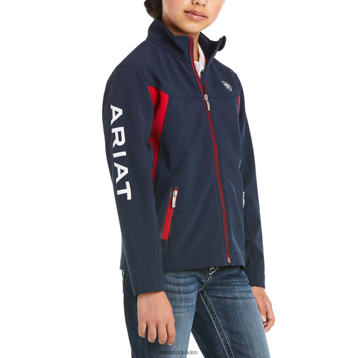 Kläder Ariat ny team softshelljacka Marin barn F04844133