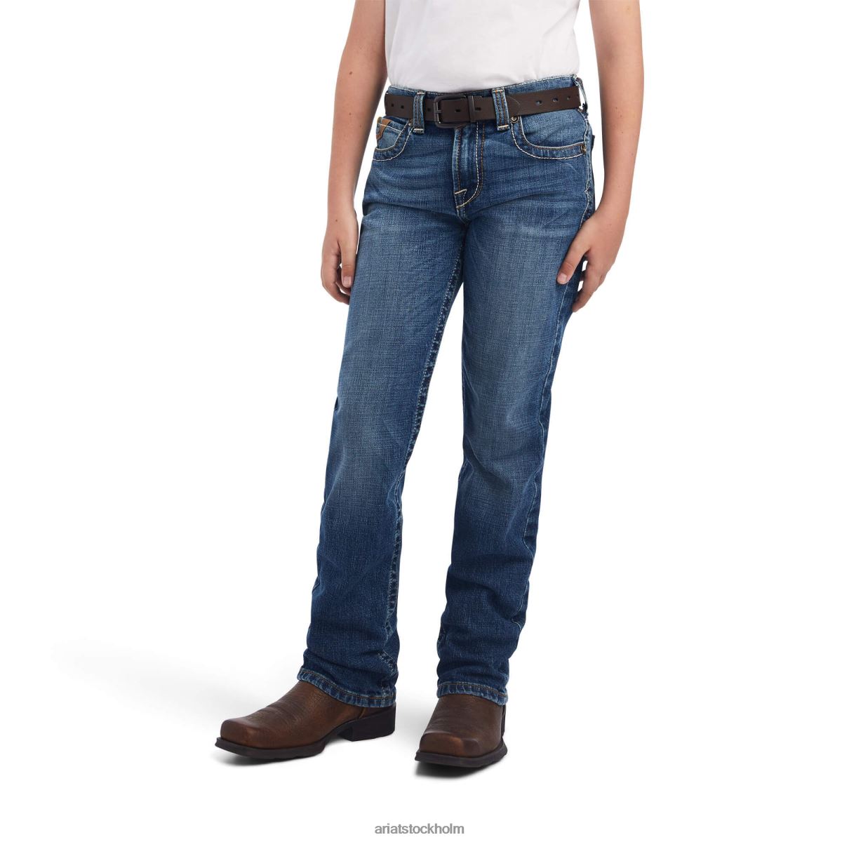 Kläder Ariat b5 slim bracken raka jeans nelson barn F04843978