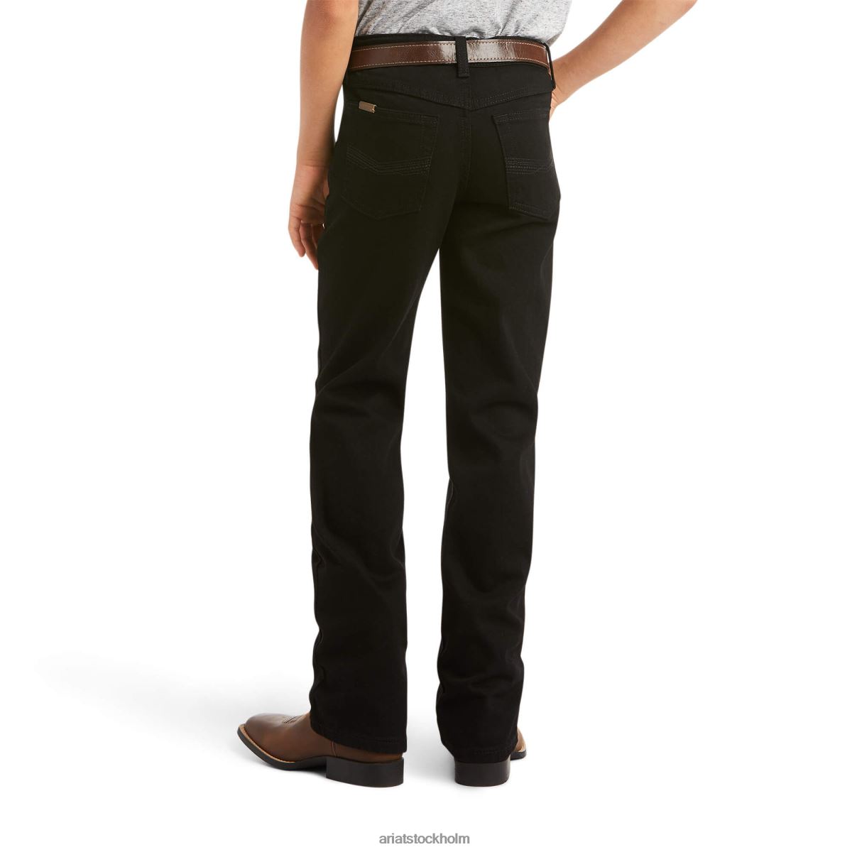 Kläder Ariat b5 slim stretch legacy raka jeans svart barn F04843979