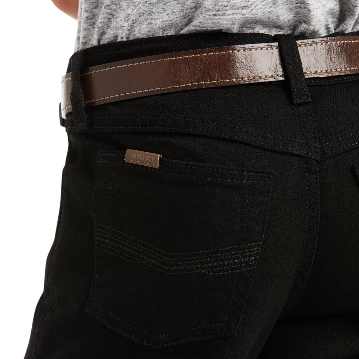 Kläder Ariat b5 slim stretch legacy raka jeans svart barn F04843979