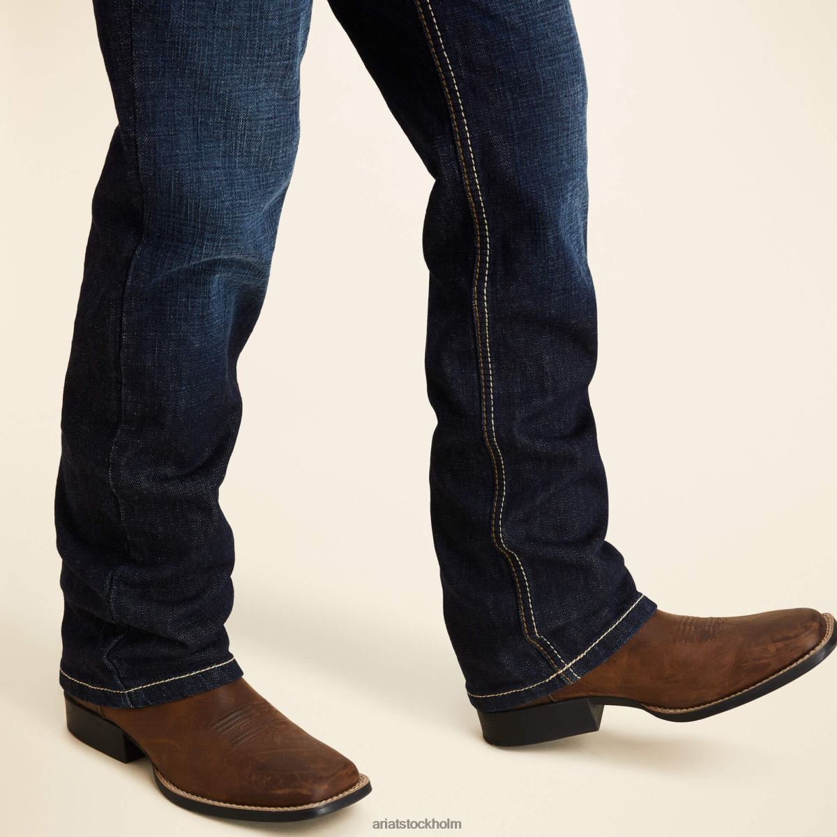 Kläder Ariat b5 slim trevor straight jeans mineralblått barn F04843985