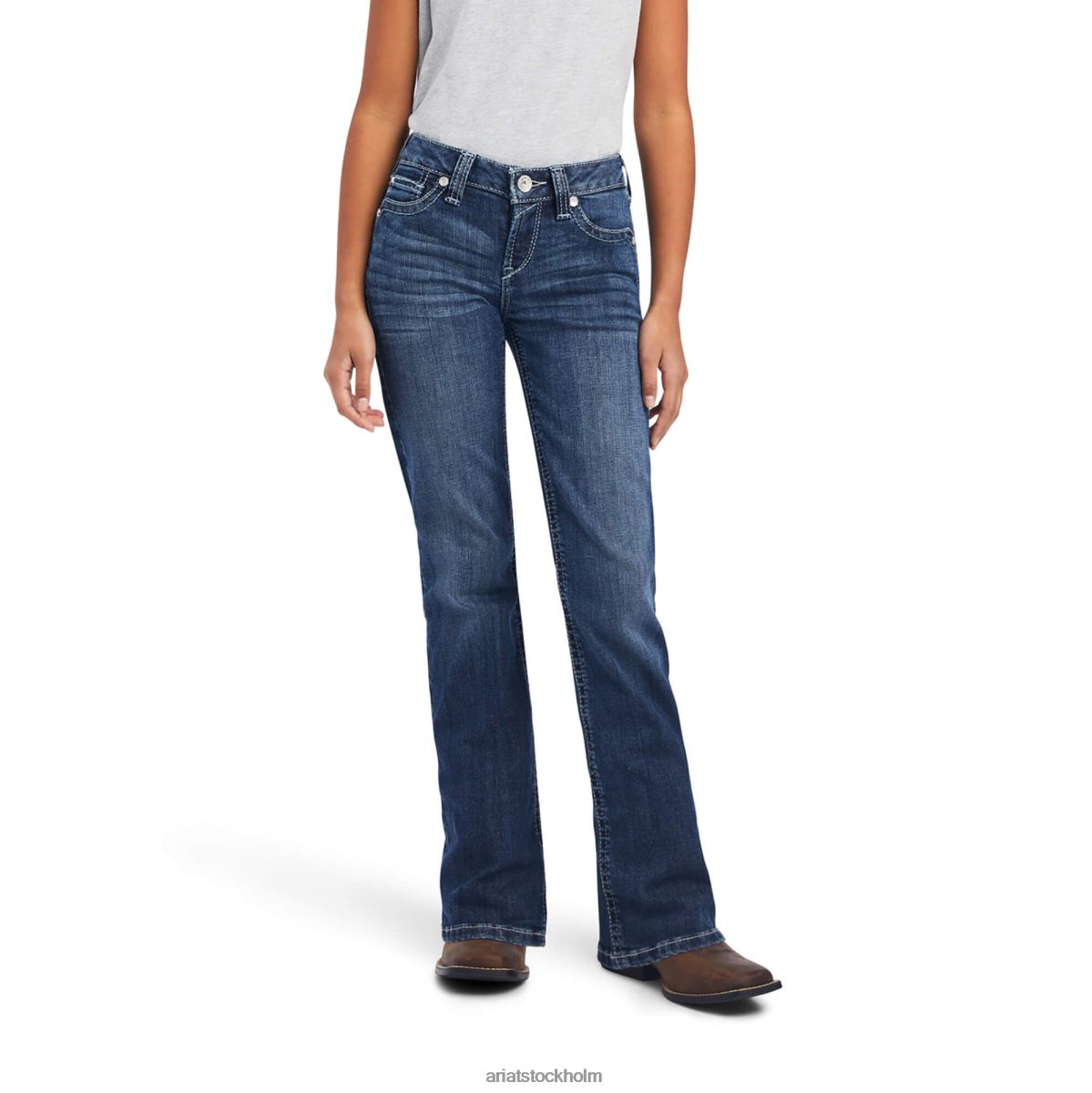 Kläder Ariat esmeralda boot cut jean Dresden barn F04843984
