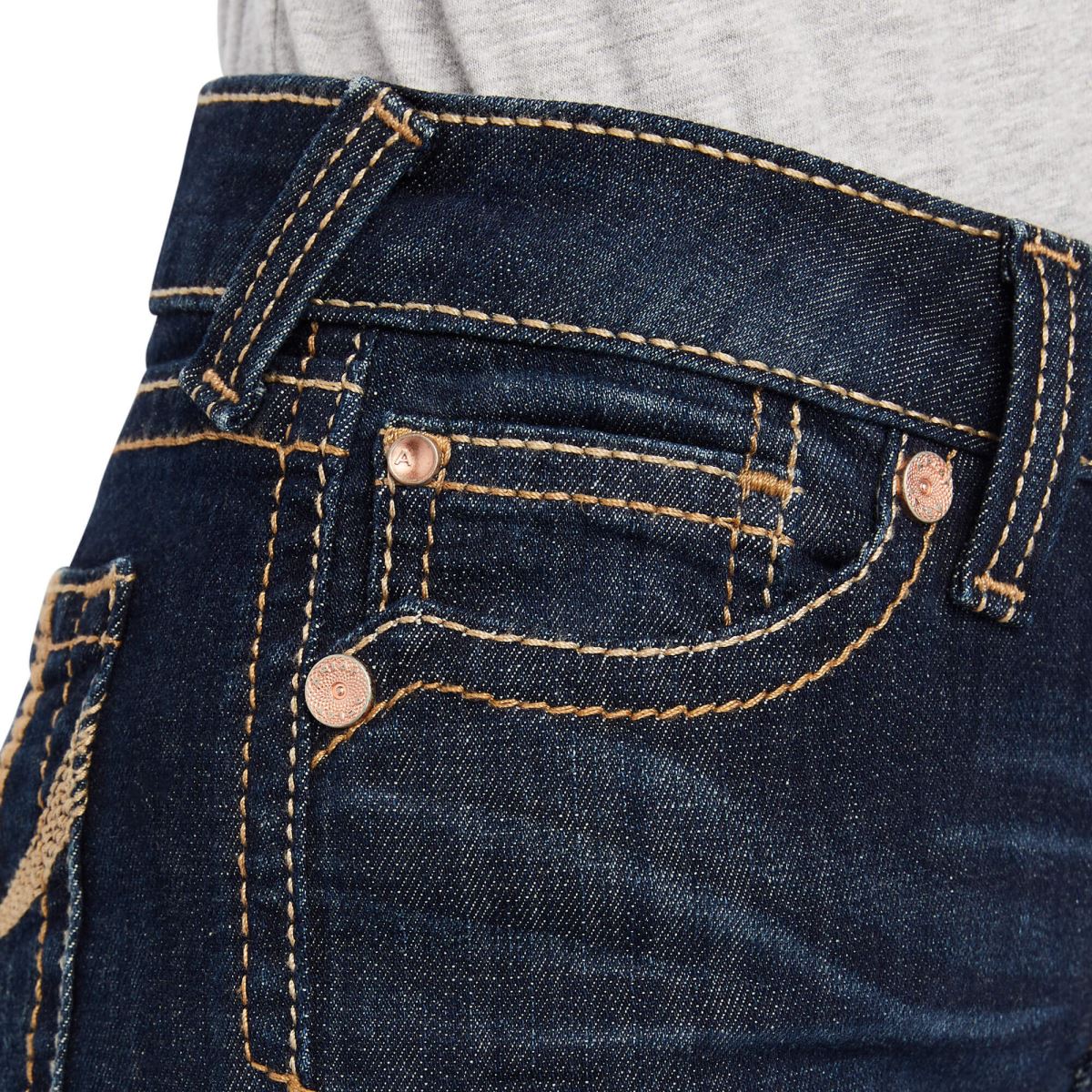 Kläder Ariat verklig. byxa maggie jean med vida ben nattskugga barn F04843986