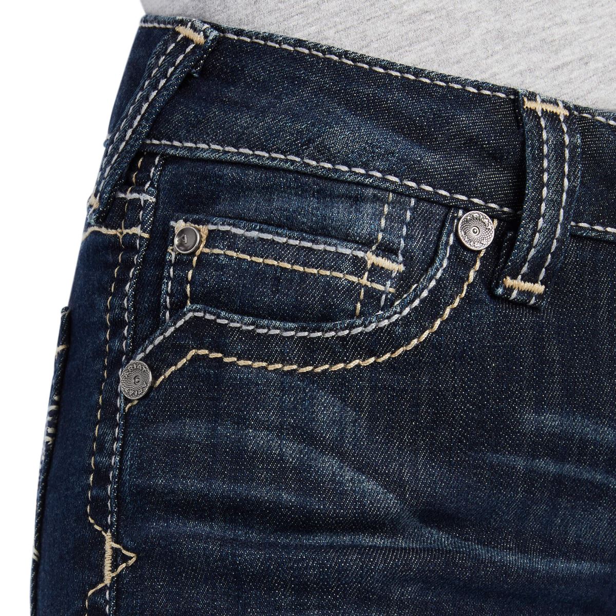 Kläder Ariat verklig. estella jeans med vida ben nattskugga barn F04843980