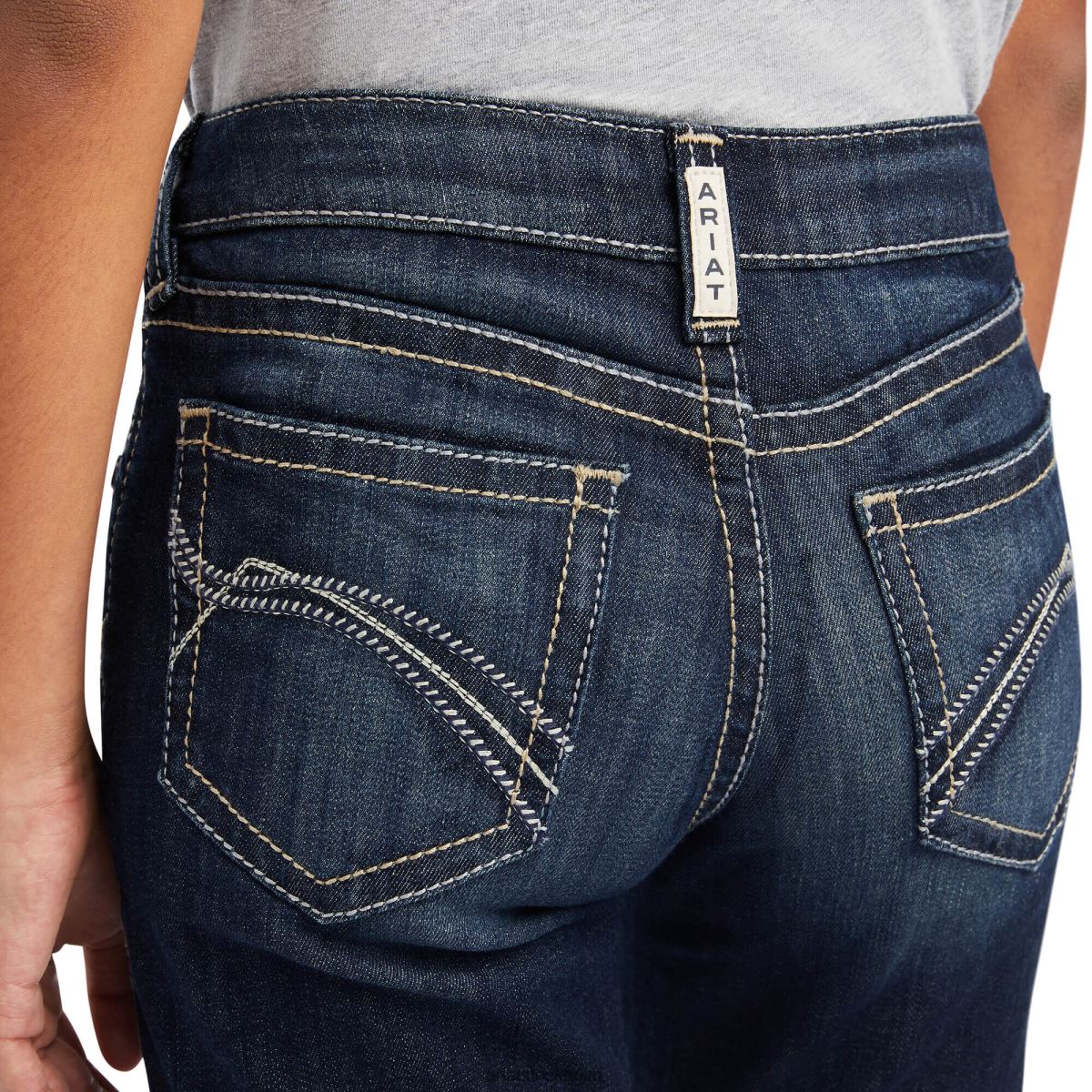 Kläder Ariat verklig. estella jeans med vida ben nattskugga barn F04843980