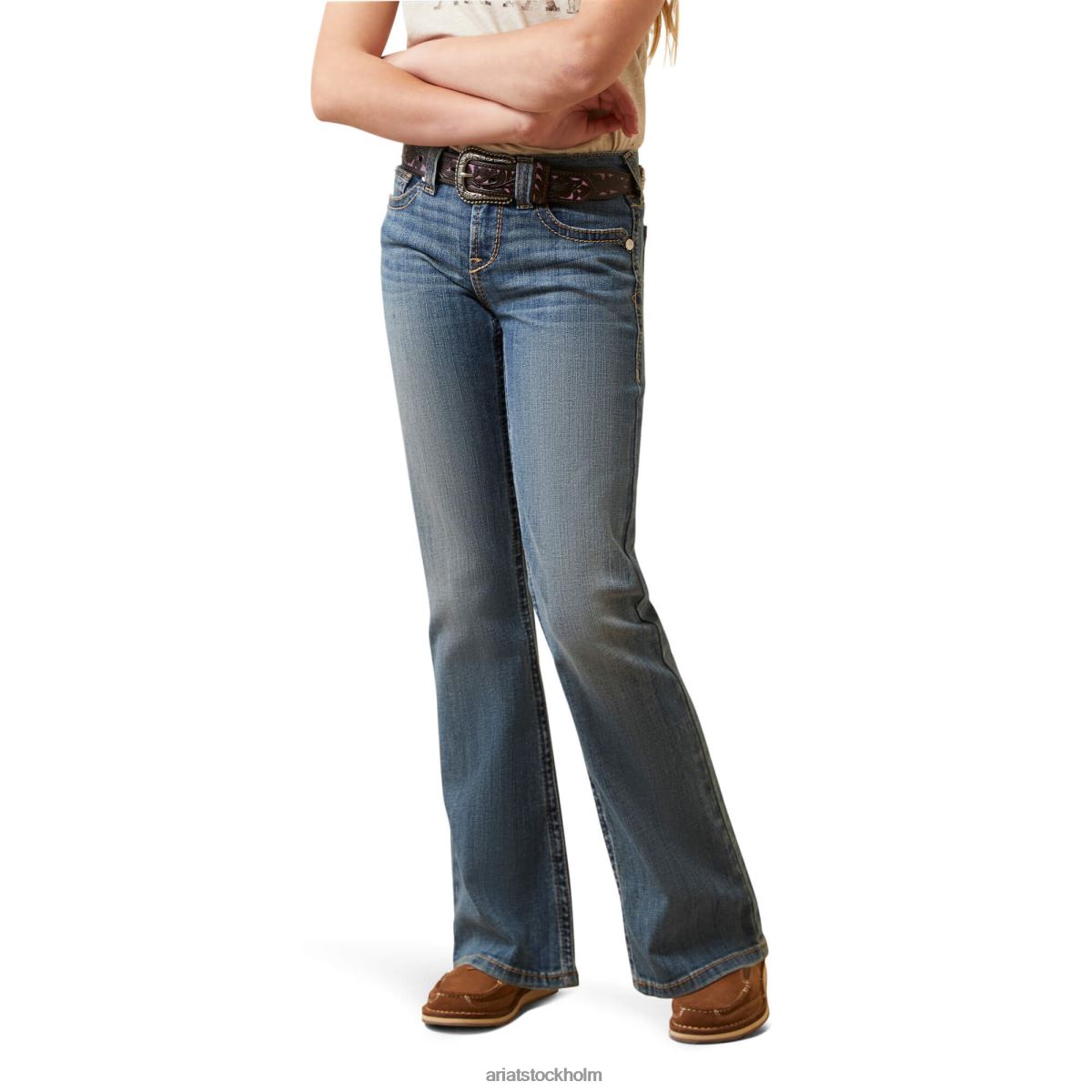Kläder Ariat verklig. leila boot cut jean eleanor barn F04843977