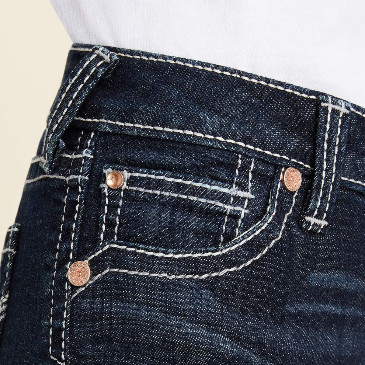 Kläder Ariat verklig. ryki wide leg jean nattskugga barn F04843990