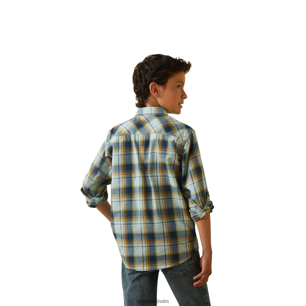 Kläder Ariat habney skjorta i retro passform vatten- barn F04844088