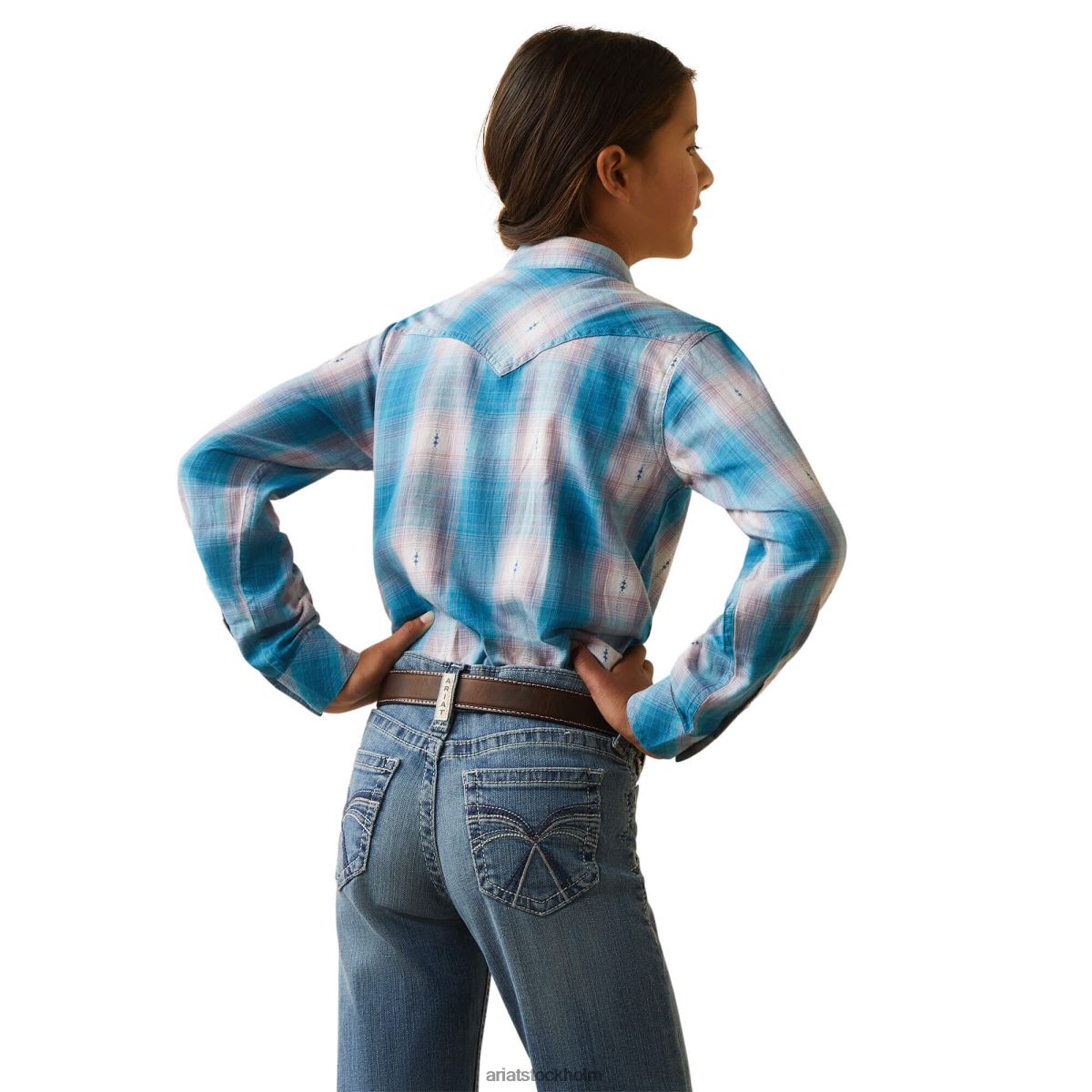 Kläder Ariat idabel skjorta idabel pläd barn F04844090