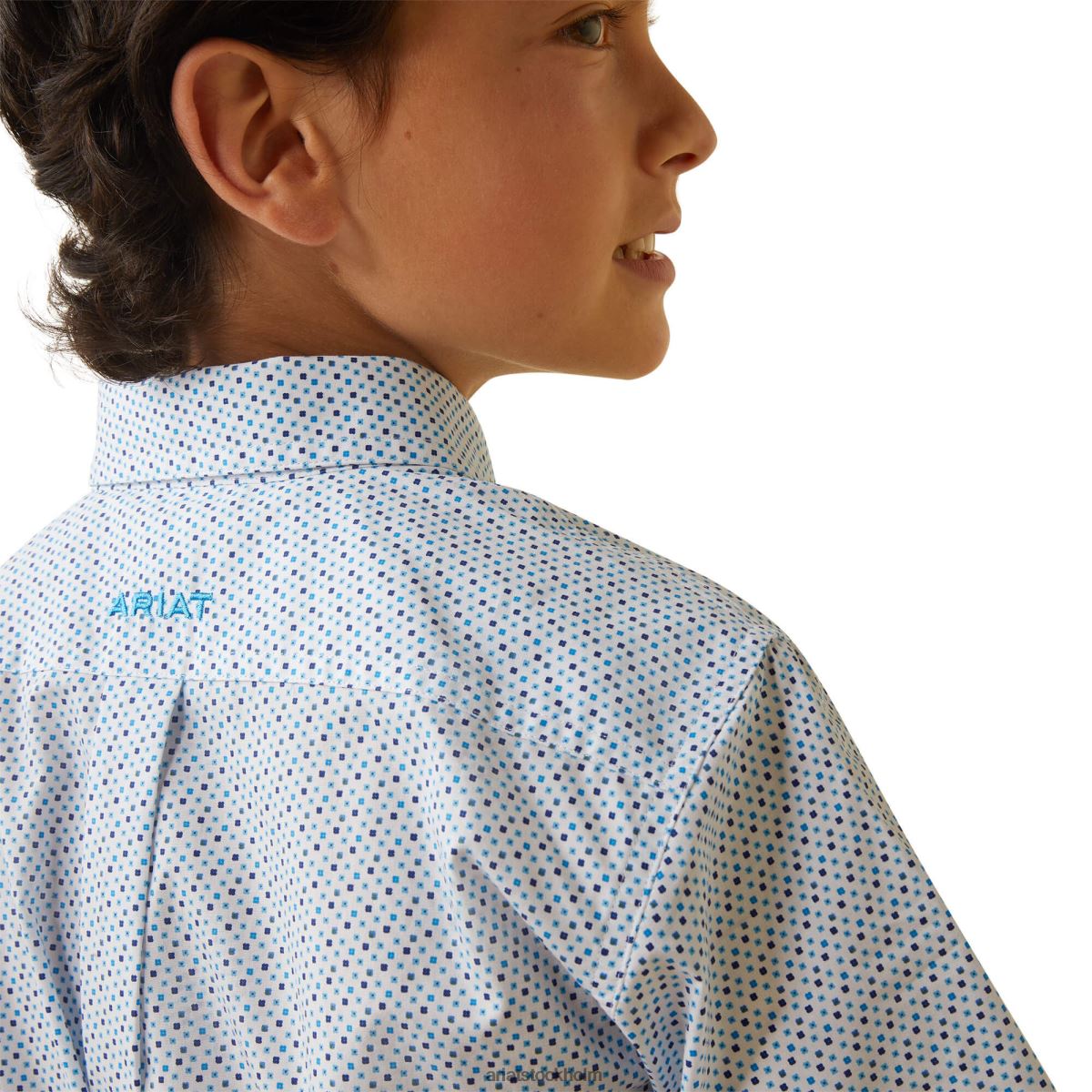 Kläder Ariat luca skjorta med klassisk passform vit barn F04844073