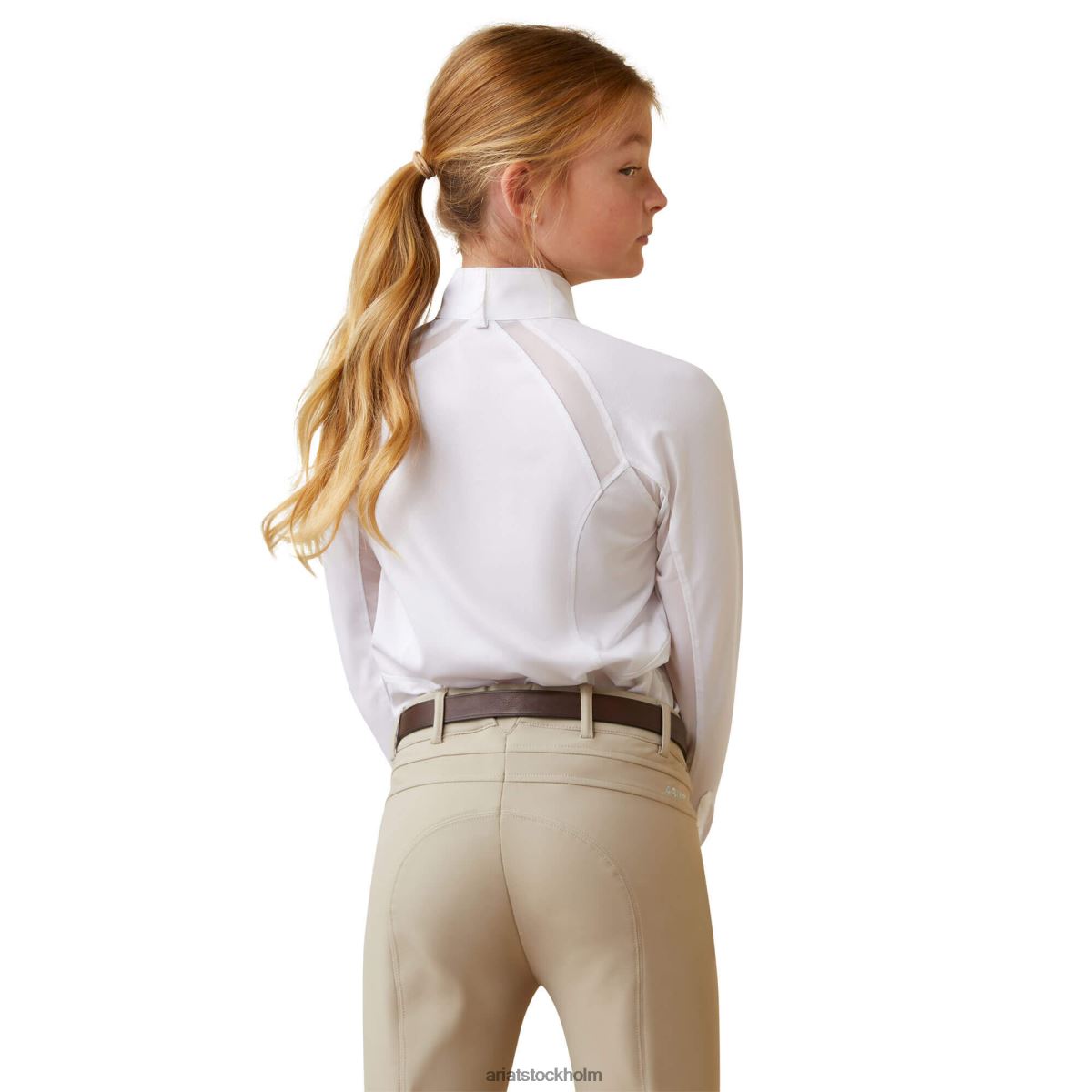 Kläder Ariat sunstopper pro 2.0 show tröja vit barn F04844043