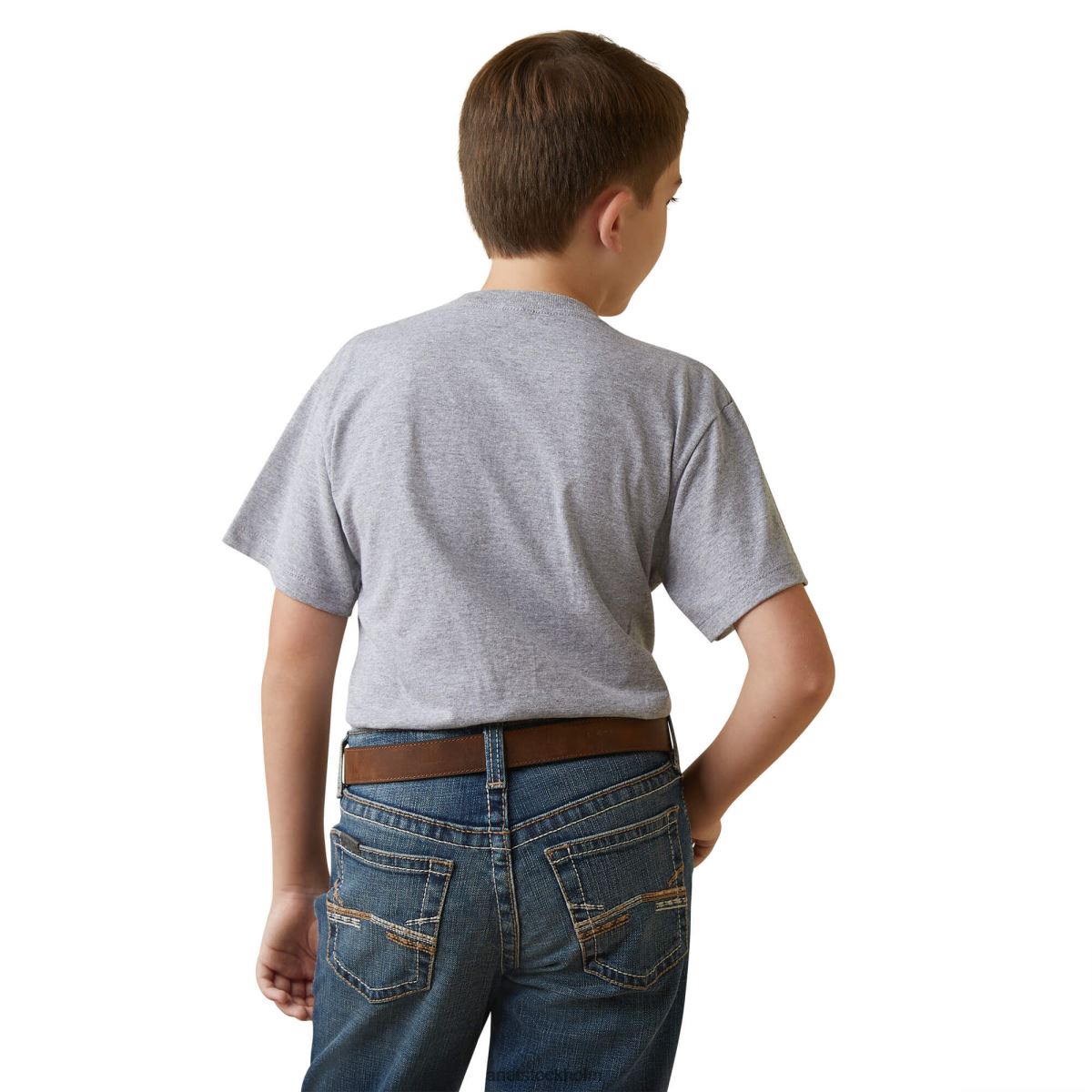 Kläder Ariat bärs runt t-shirt atletisk ljung barn F04844015