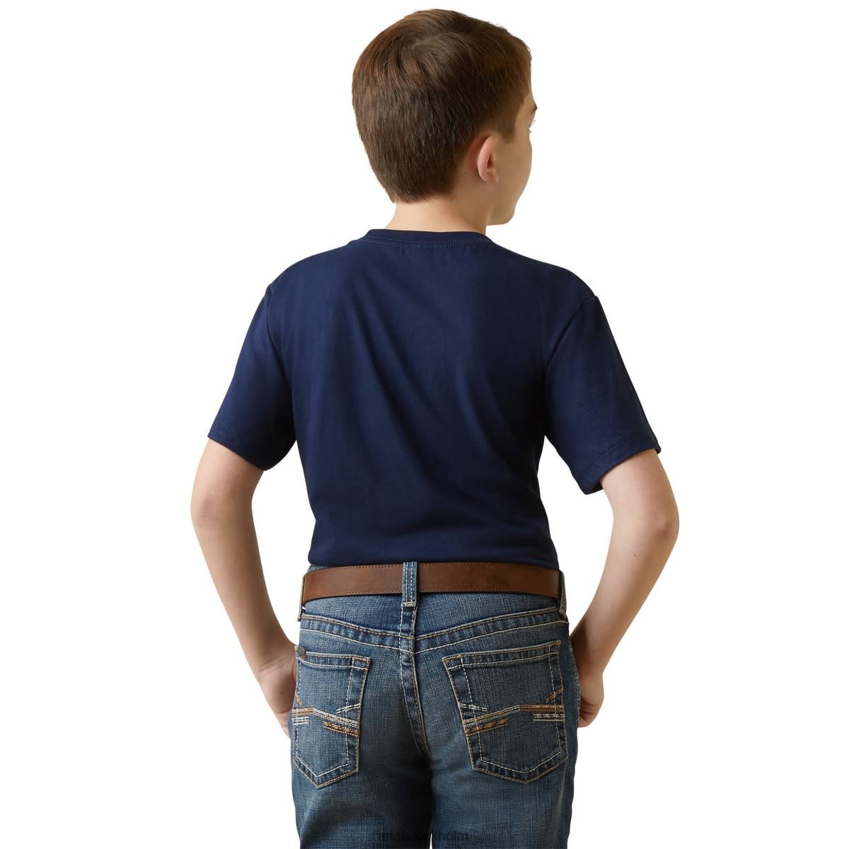 Kläder Ariat fighting eagle t-shirt Marin barn F04844003