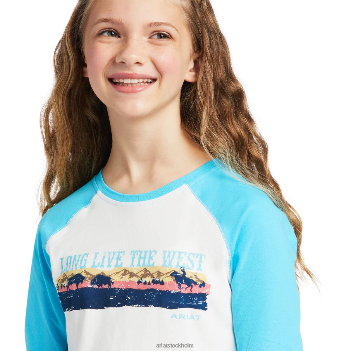 Kläder Ariat riktigt länge leve tee molndansare/bachelor-knapp barn F04844026