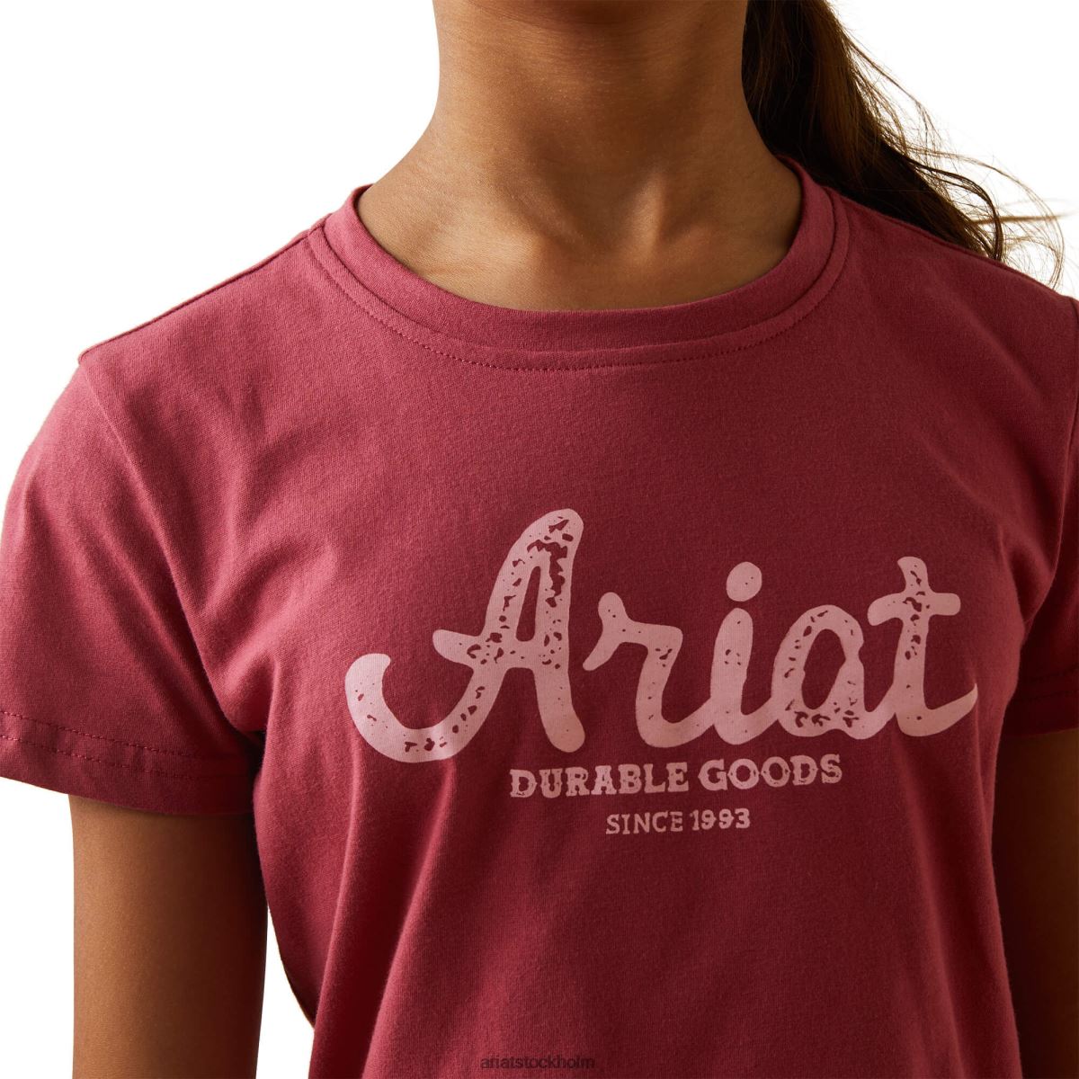 Kläder Ariat t-shirt för hållbara varor jordröd barn F04844055