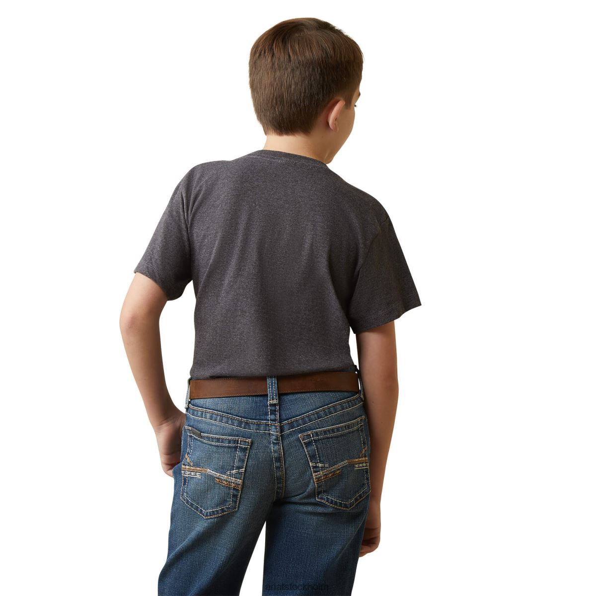 Kläder Ariat t-shirt med taggtrådsstyrning kolljung barn F04843997