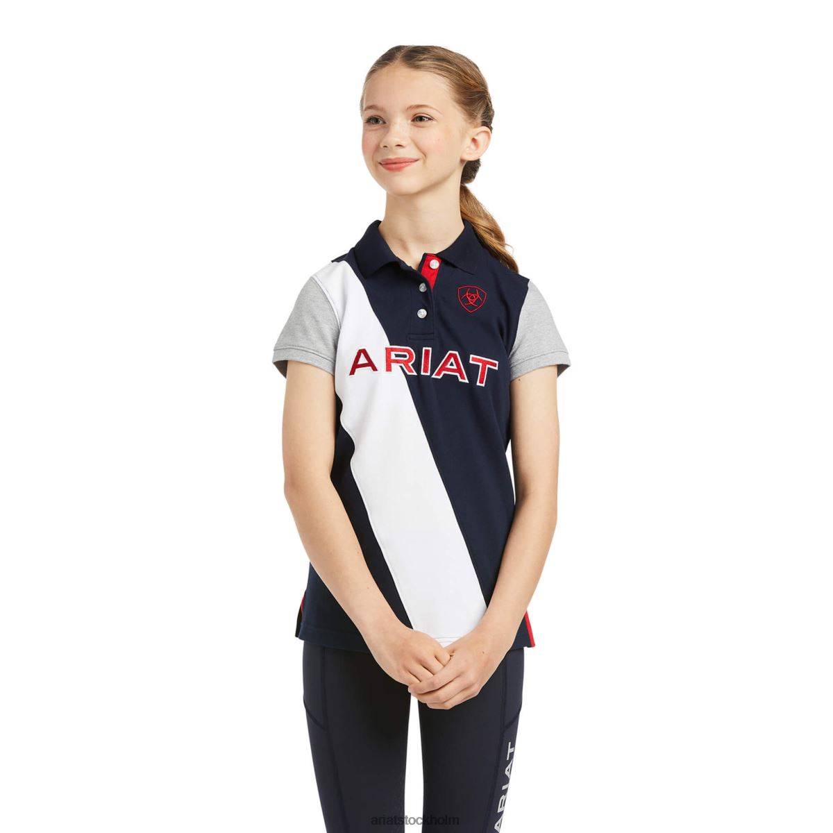 Kläder Ariat taryn polo team barn F04844051