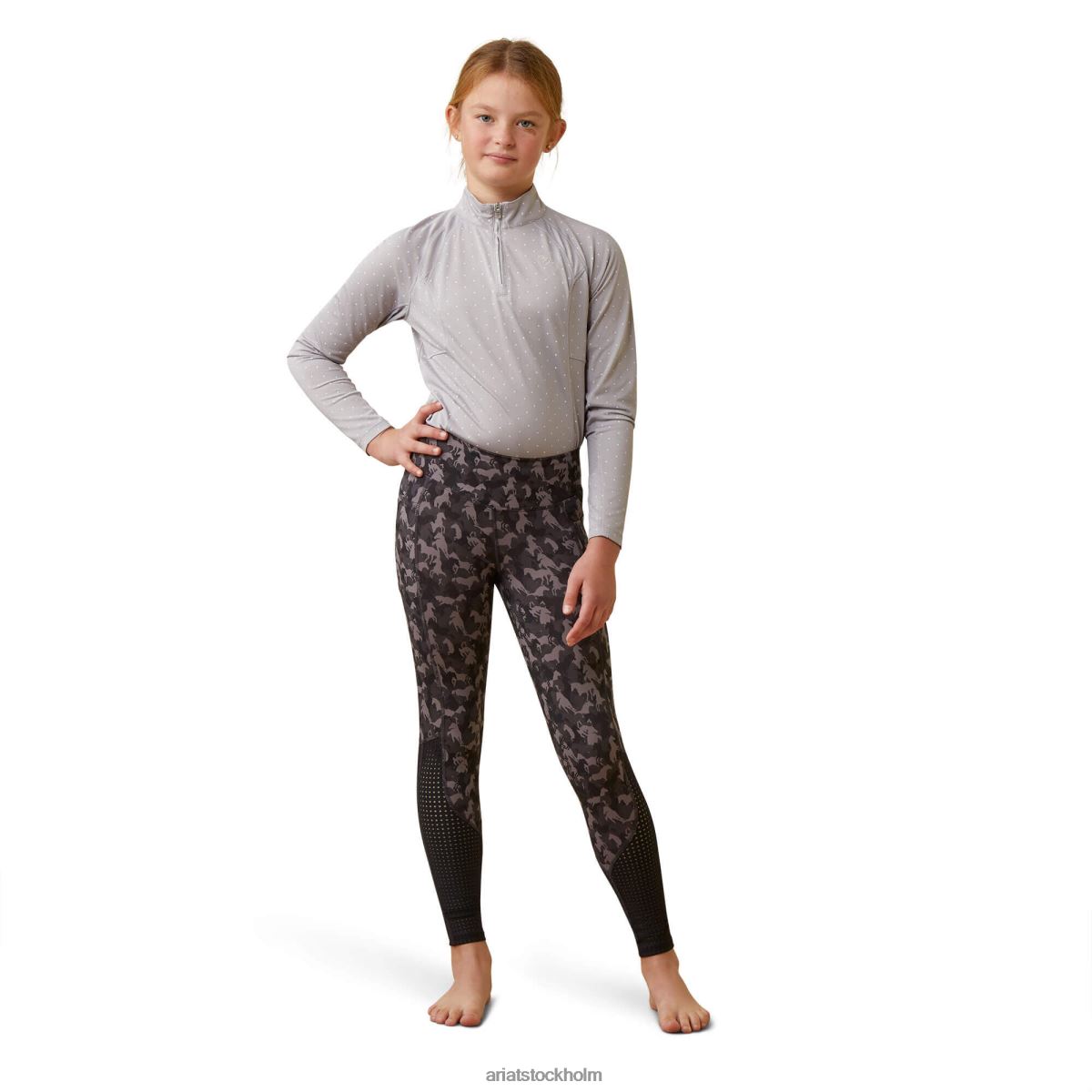 Kläder Ariat eos full seat tight periskop camo häst barn F04844150