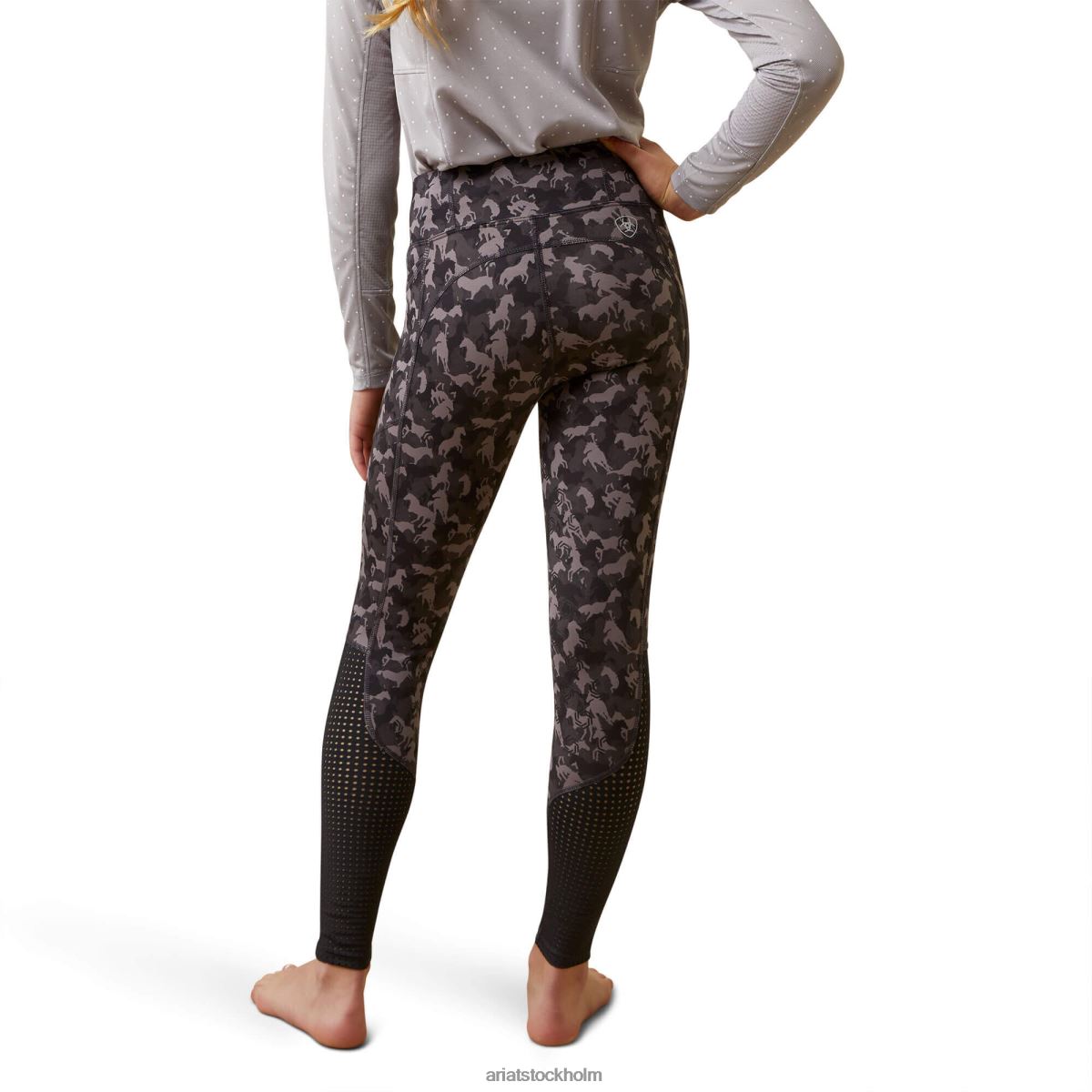 Kläder Ariat eos knälapp tight periskop camo häst barn F04844151