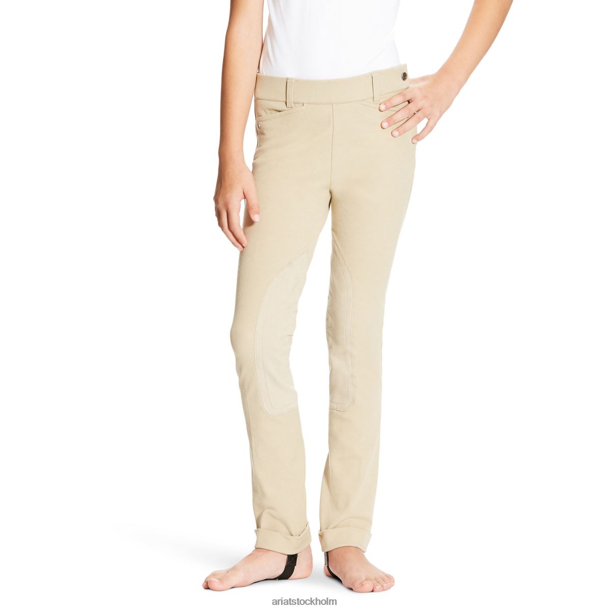 samlingar Ariat heritage sido zip knä patch jod solbränna barn F04844157