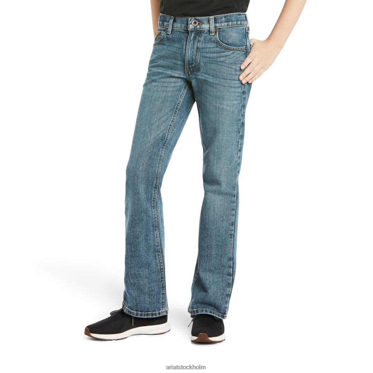 samlingar Ariat b5 slim stretch legacy jeans med raka ben som kan staplas driftare barn F04843981