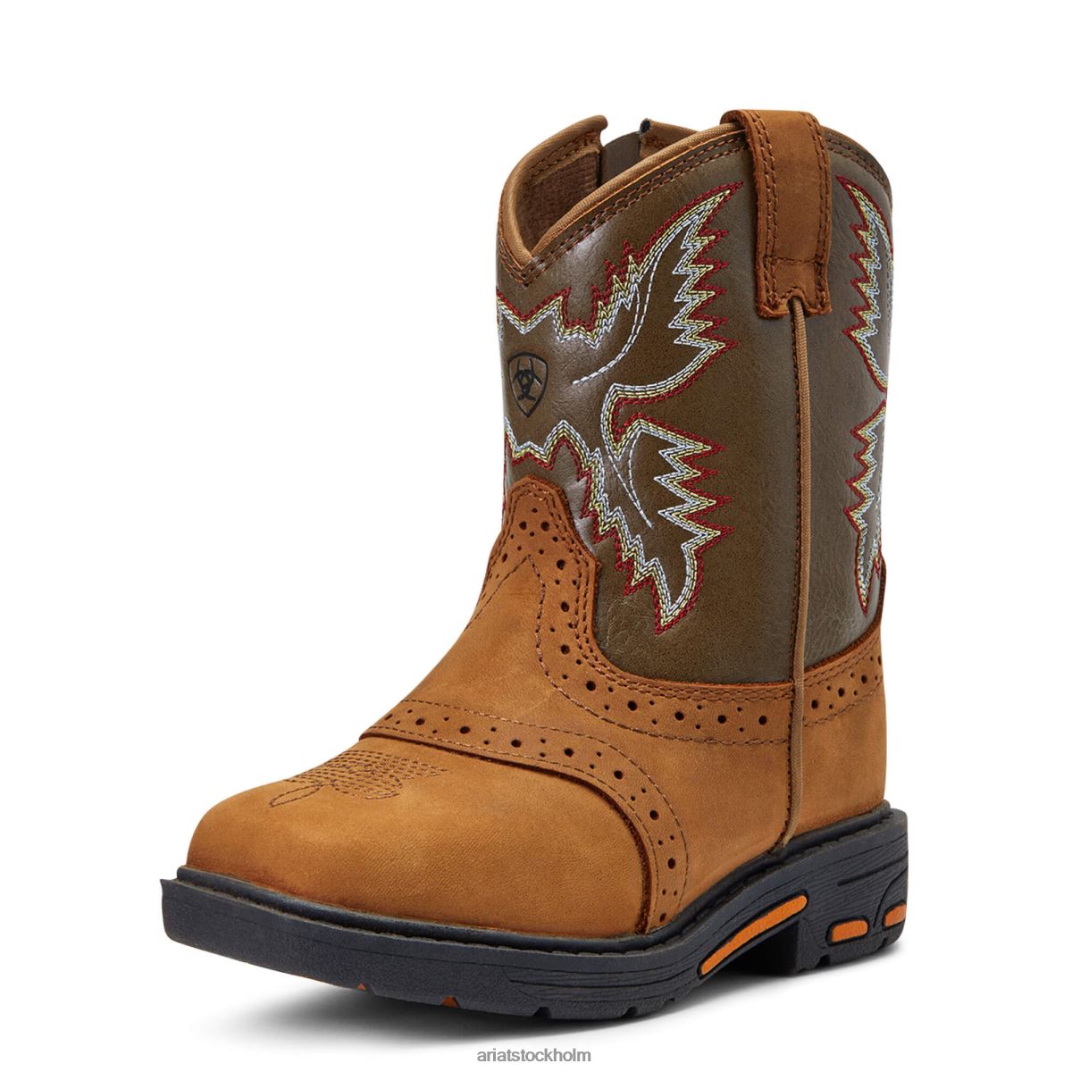 samlingar Ariat lil' stompers durango boot brun barn F04843854