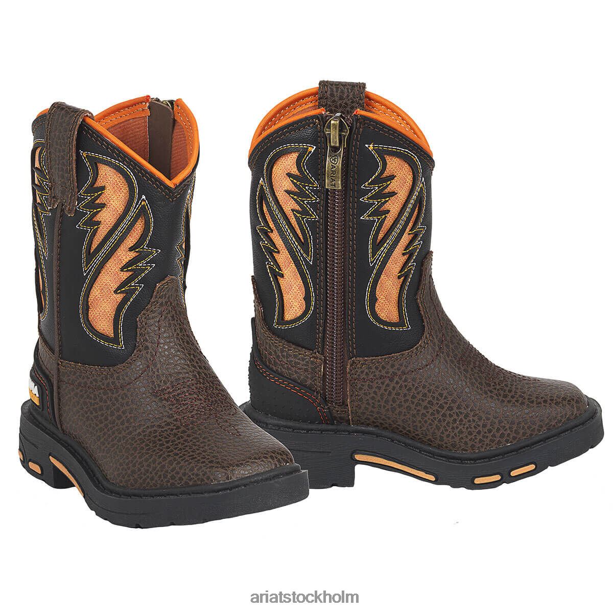 samlingar Ariat lil stompers intrepid boot brun barn F04843909