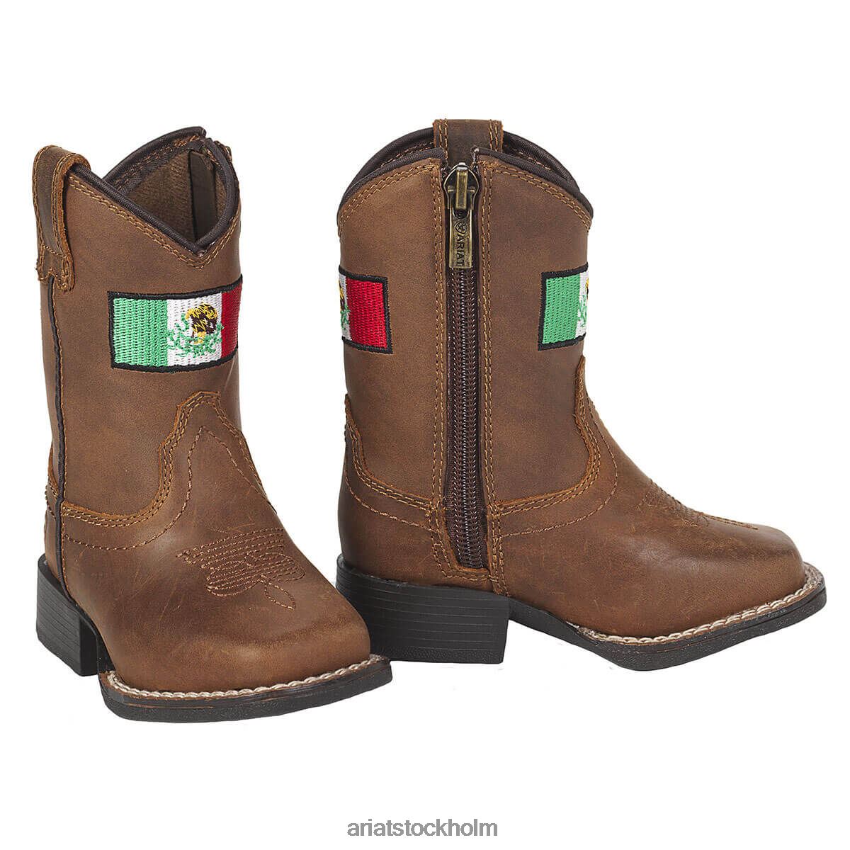 samlingar Ariat lil stompers mexico stövel brun barn F04843891