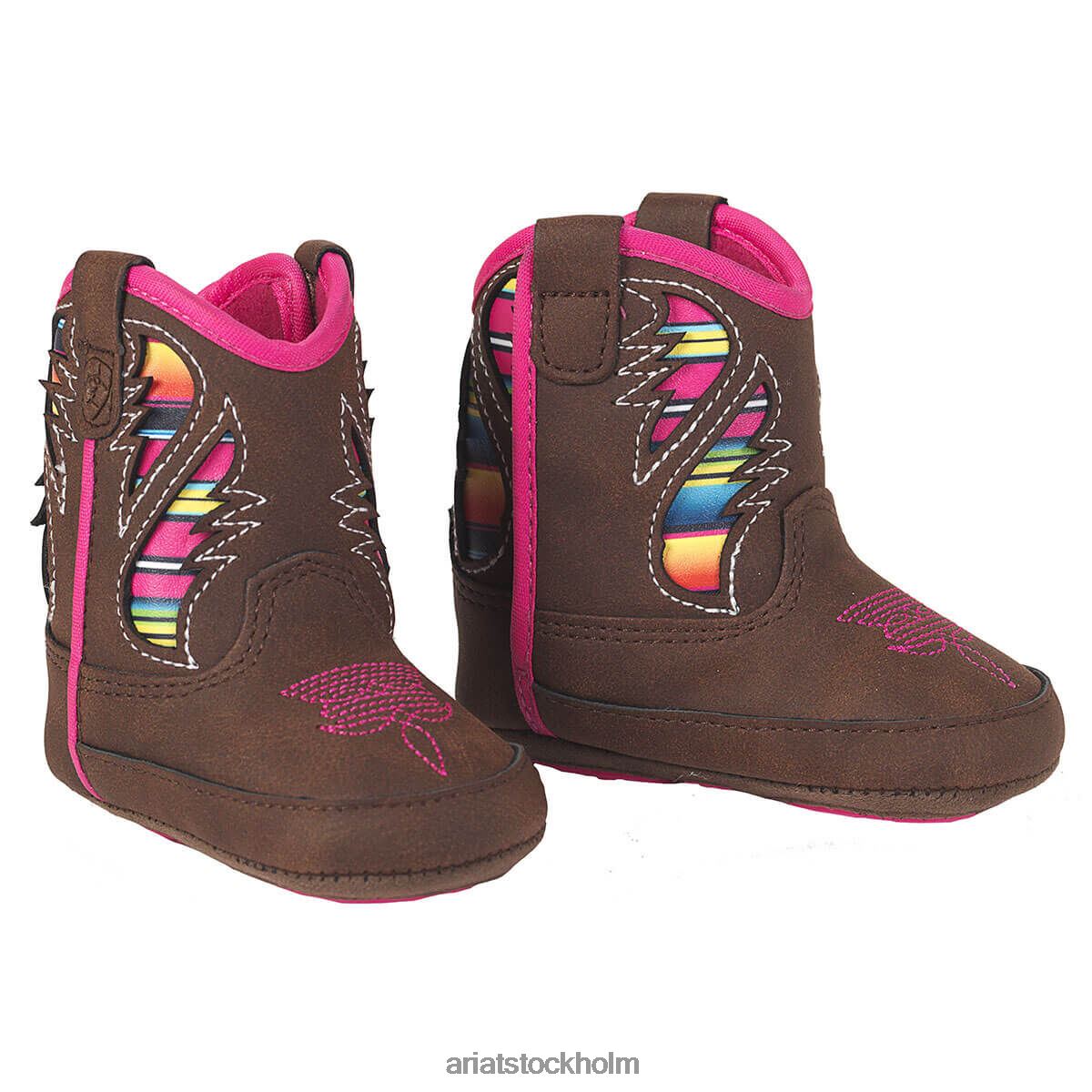 samlingar Ariat lil stompers flora boot brun barn F04843870