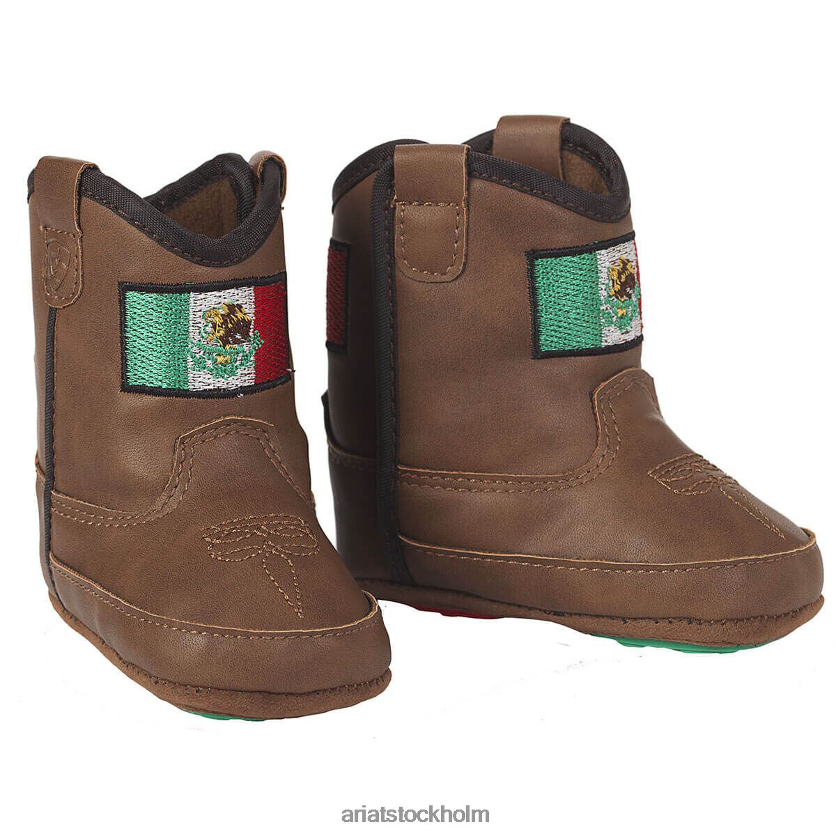 samlingar Ariat lil stompers mexico stövel brun barn F04843857