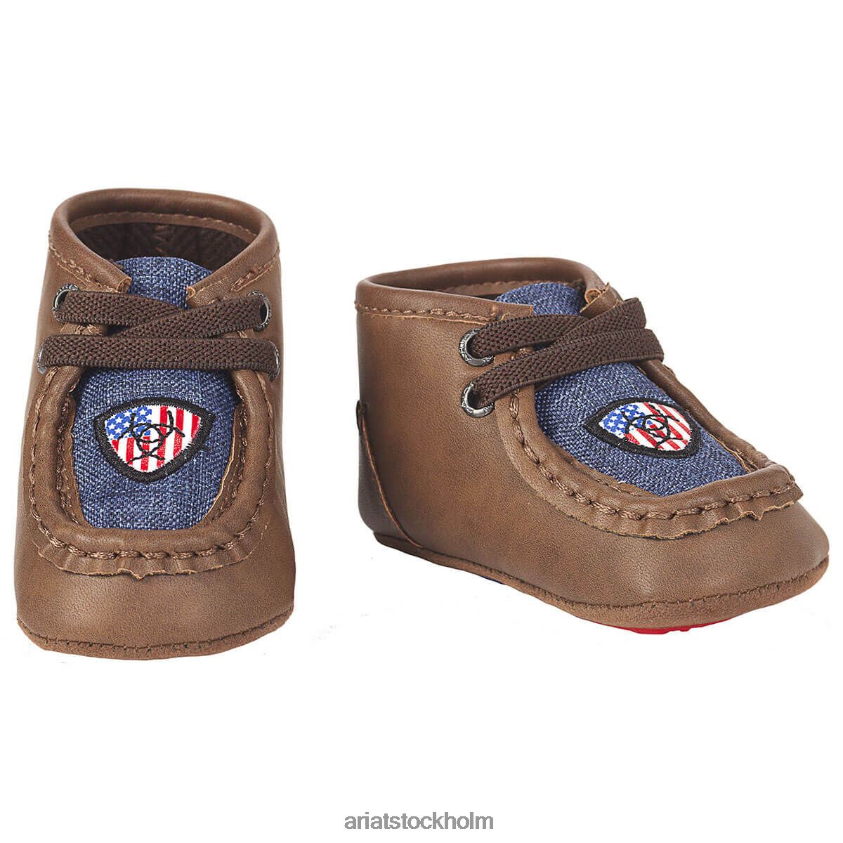samlingar Ariat lil stompers usa spitfire brun barn F04843919