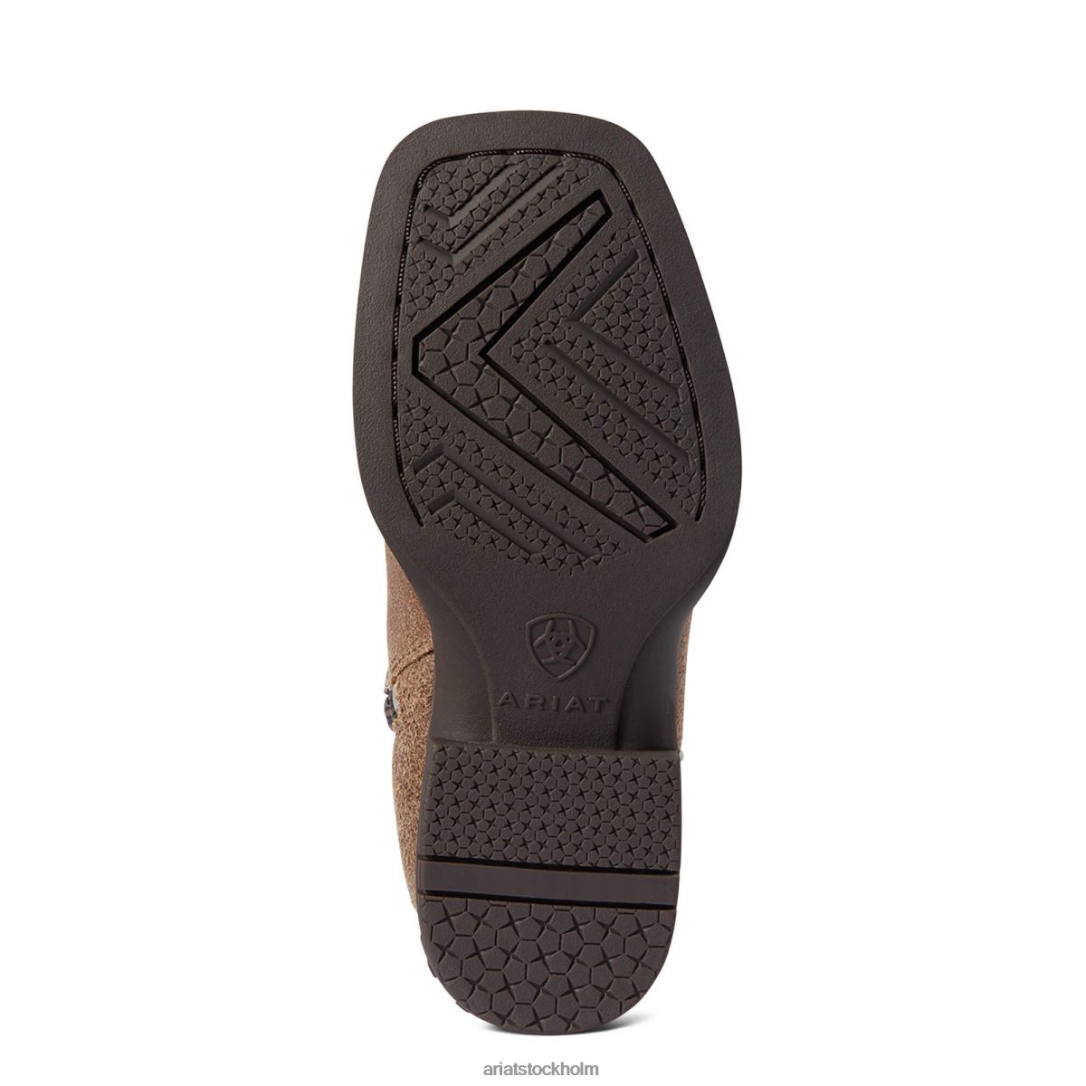 Skodon Ariat barnstjärnor och ränder västernstövel äkta brun barn F04843843