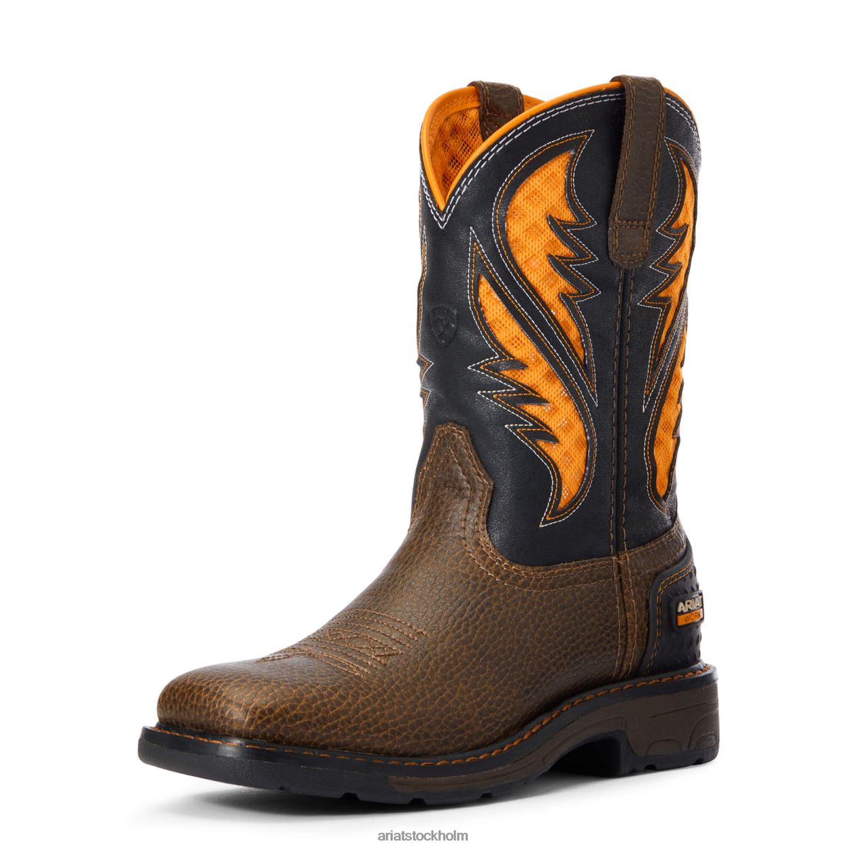 Skodon Ariat fungera venttek boot kakaobrun barn F04843842