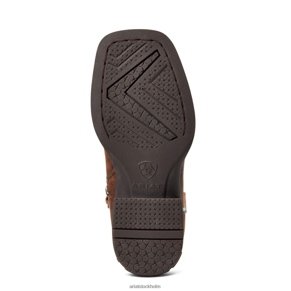 Skodon Ariat ljusa ögon ii western boot hattlåda brun barn F04843943