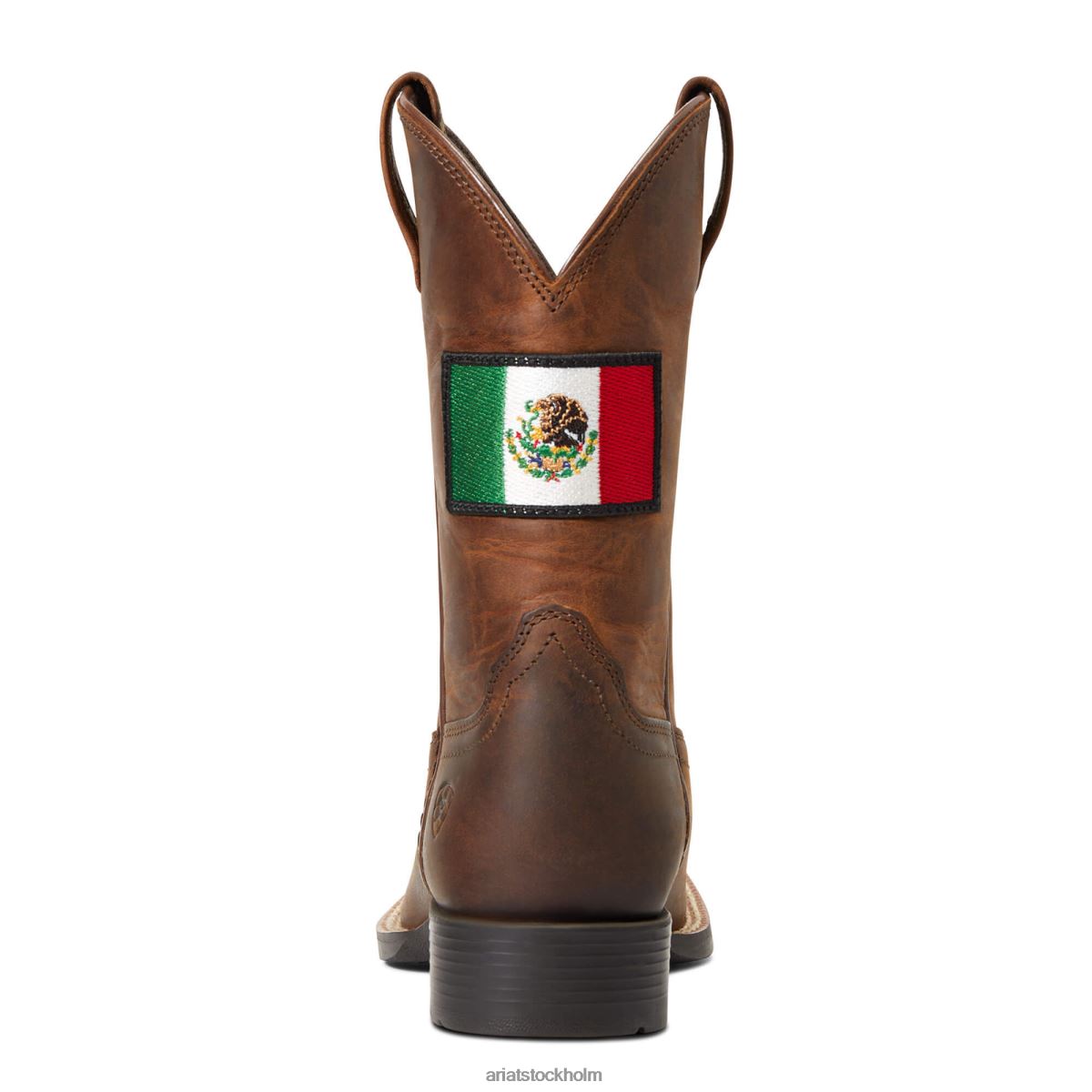Skodon Ariat orgullo mexicano ii westernstövel bedrövad brun barn F04843848