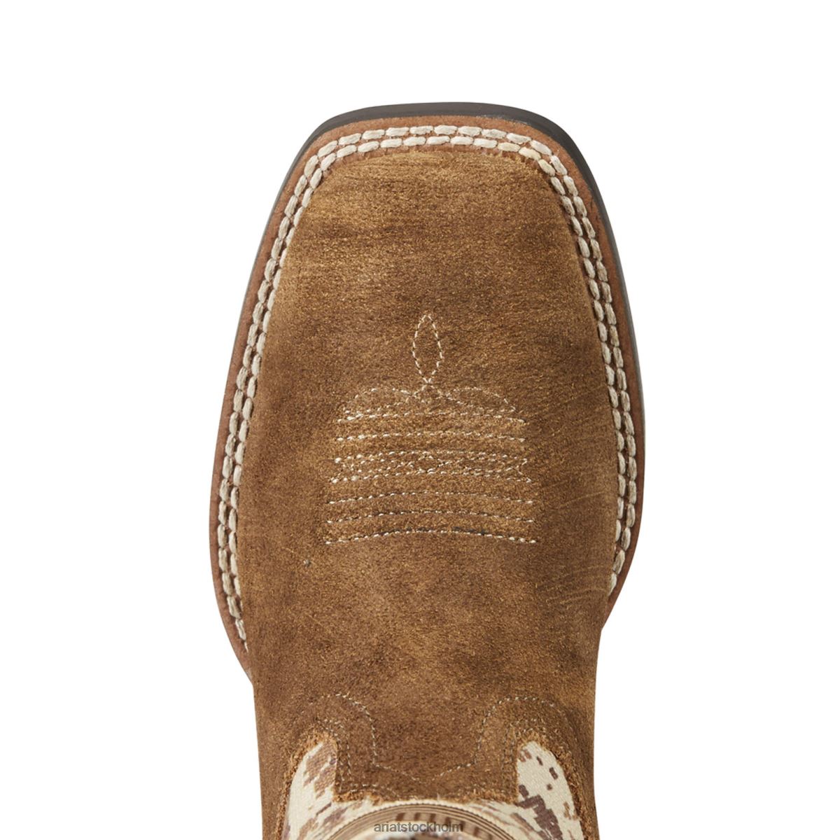 Skodon Ariat patriot western stövel antik mocka/sand camotryck barn F04843828