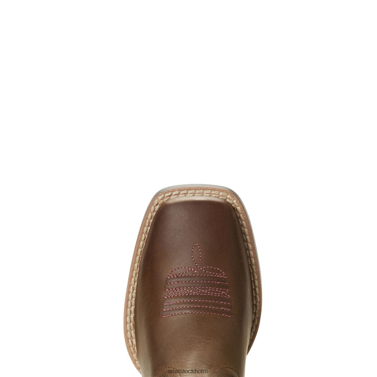 Skodon Ariat quickdraw venttek western stövel bedrövad brun barn F04843837