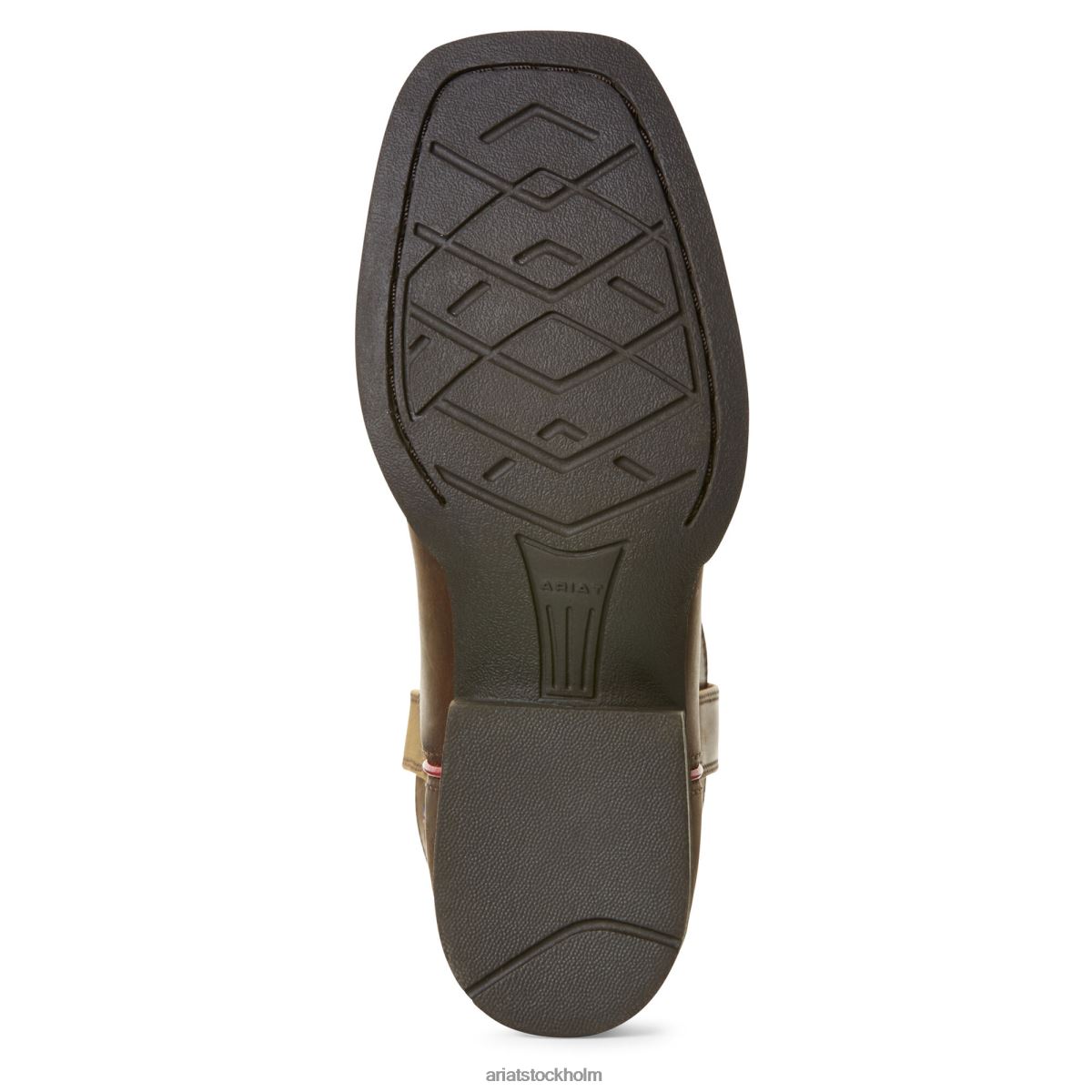 Skodon Ariat quickdraw venttek western stövel cowboy brun barn F04843838