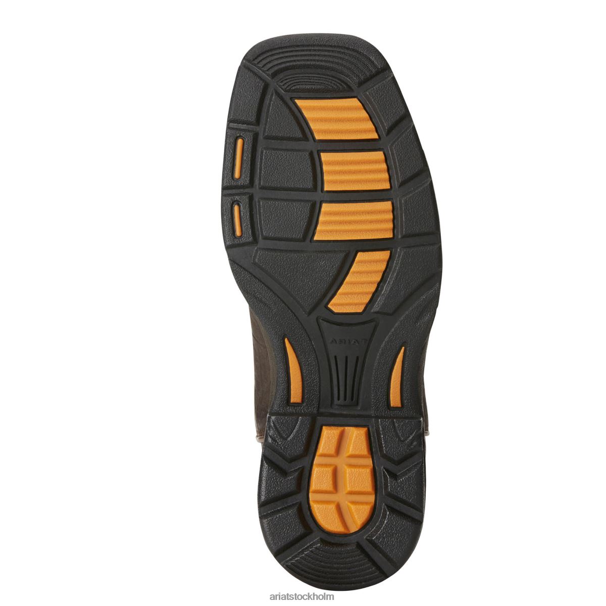 Skodon Ariat workhog bred fyrkantig tå stövel brunbrun barn F04843866