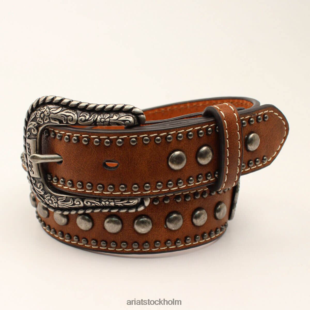 Tillbehör Ariat hjärta medaljong bälte brun barn F04844160