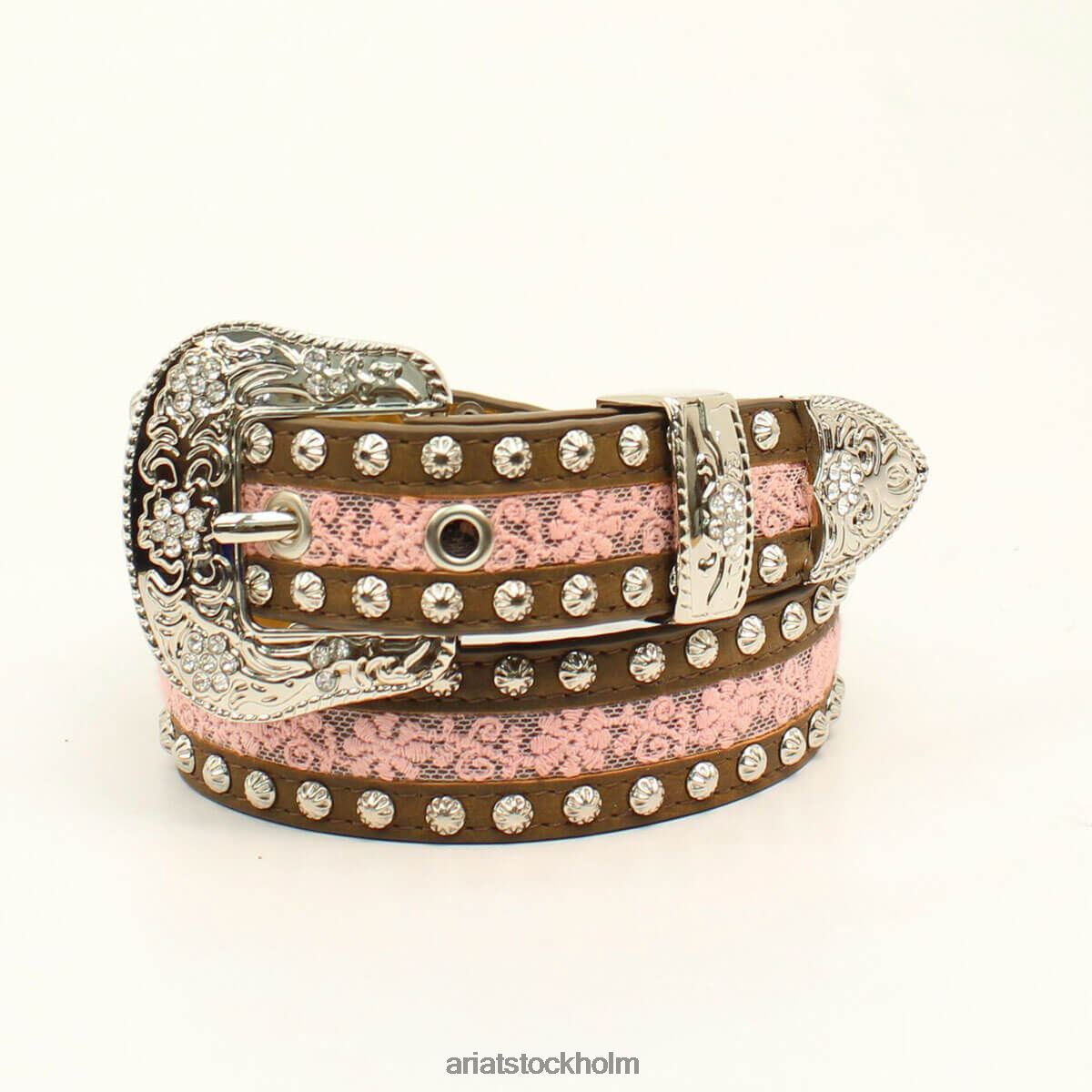 Tillbehör Ariat spetsbälte brun barn F04844162
