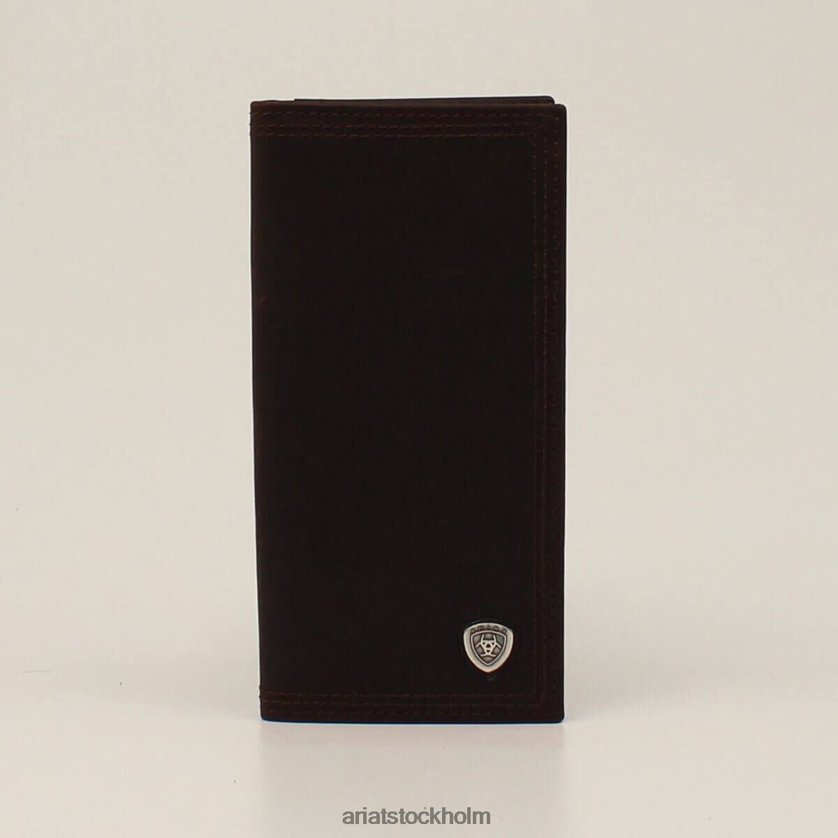 Tillbehör Ariat triple stitch rodeo plånbok brun barn F04844182