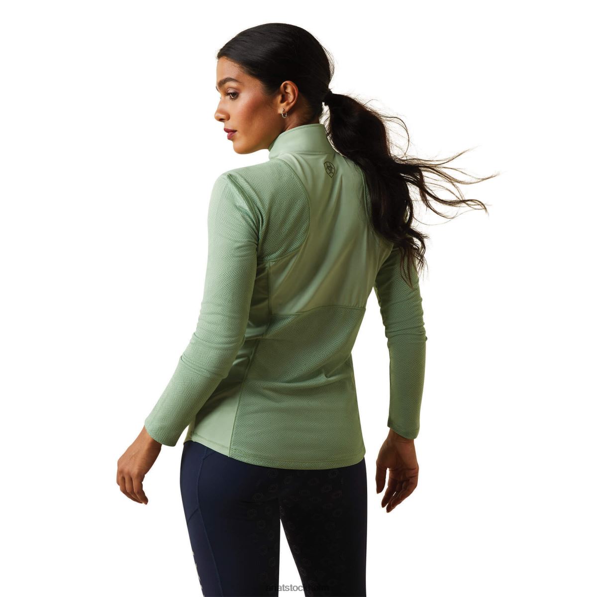 blast Ariat andas 1/4 dragkedja baslager basilika kvinnor F04843026