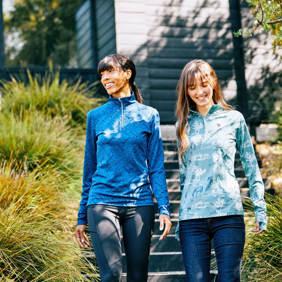 blast Ariat lowell 2.0 1/4 dragkedja baslager arctic frolic print kvinnor F04843064