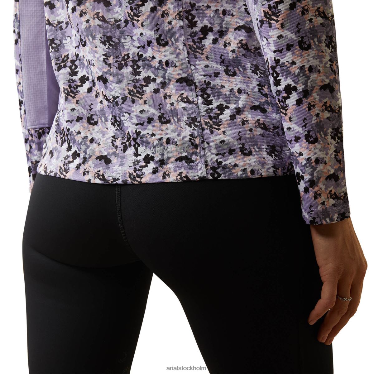 blast Ariat sunstopper 2.0 1/4 dragkedja baslager grå camo blommig kvinnor F04843018