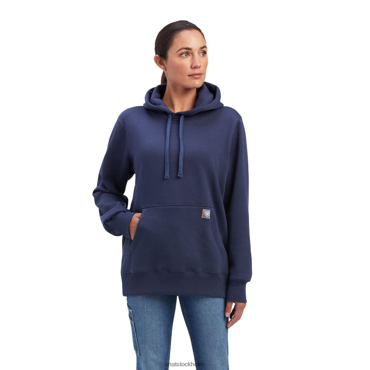 blast Ariat armeringsjärn aztec flagga grafisk hoodie humör indigo kvinnor F04843417