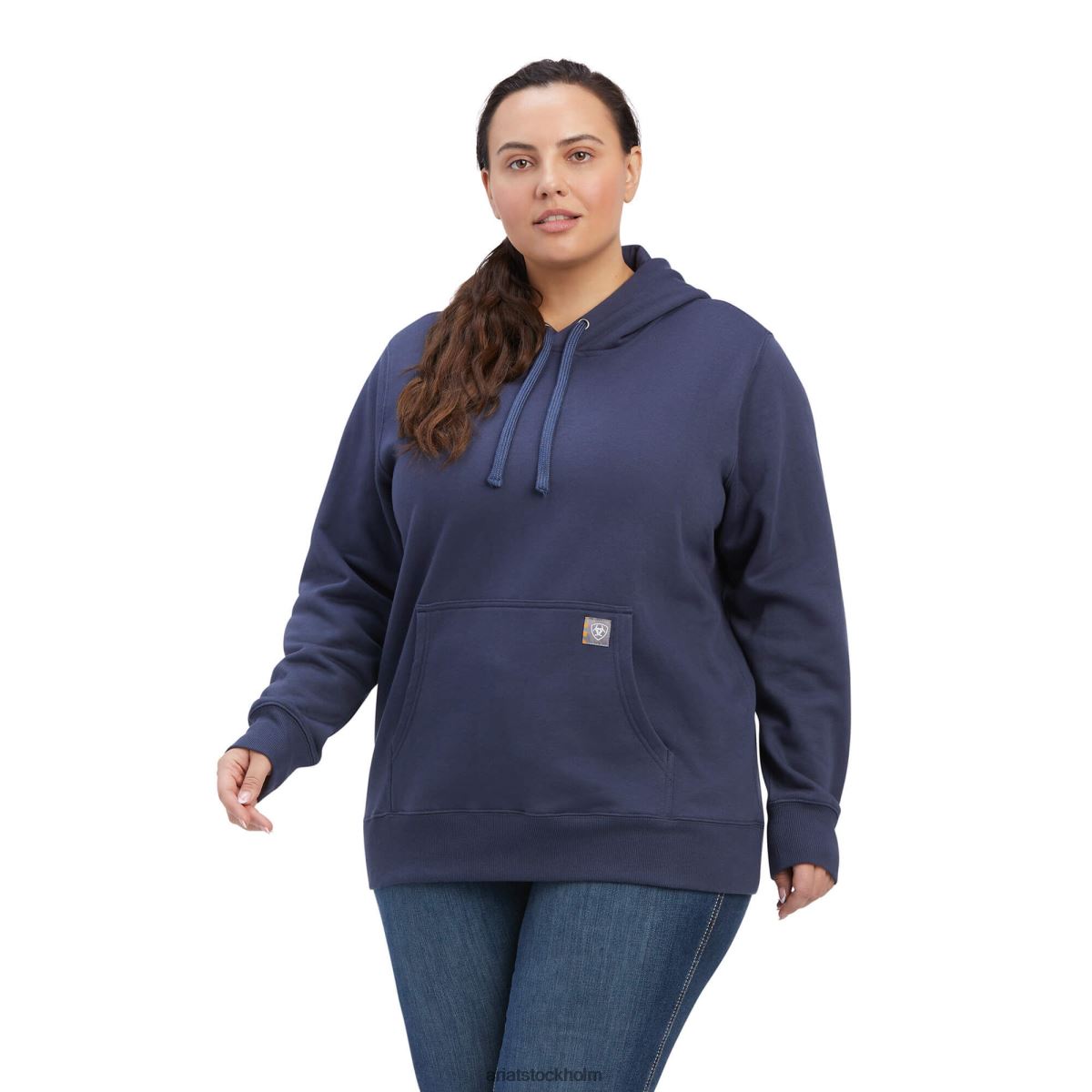 blast Ariat armeringsjärn aztec flagga grafisk hoodie humör indigo kvinnor F04843417