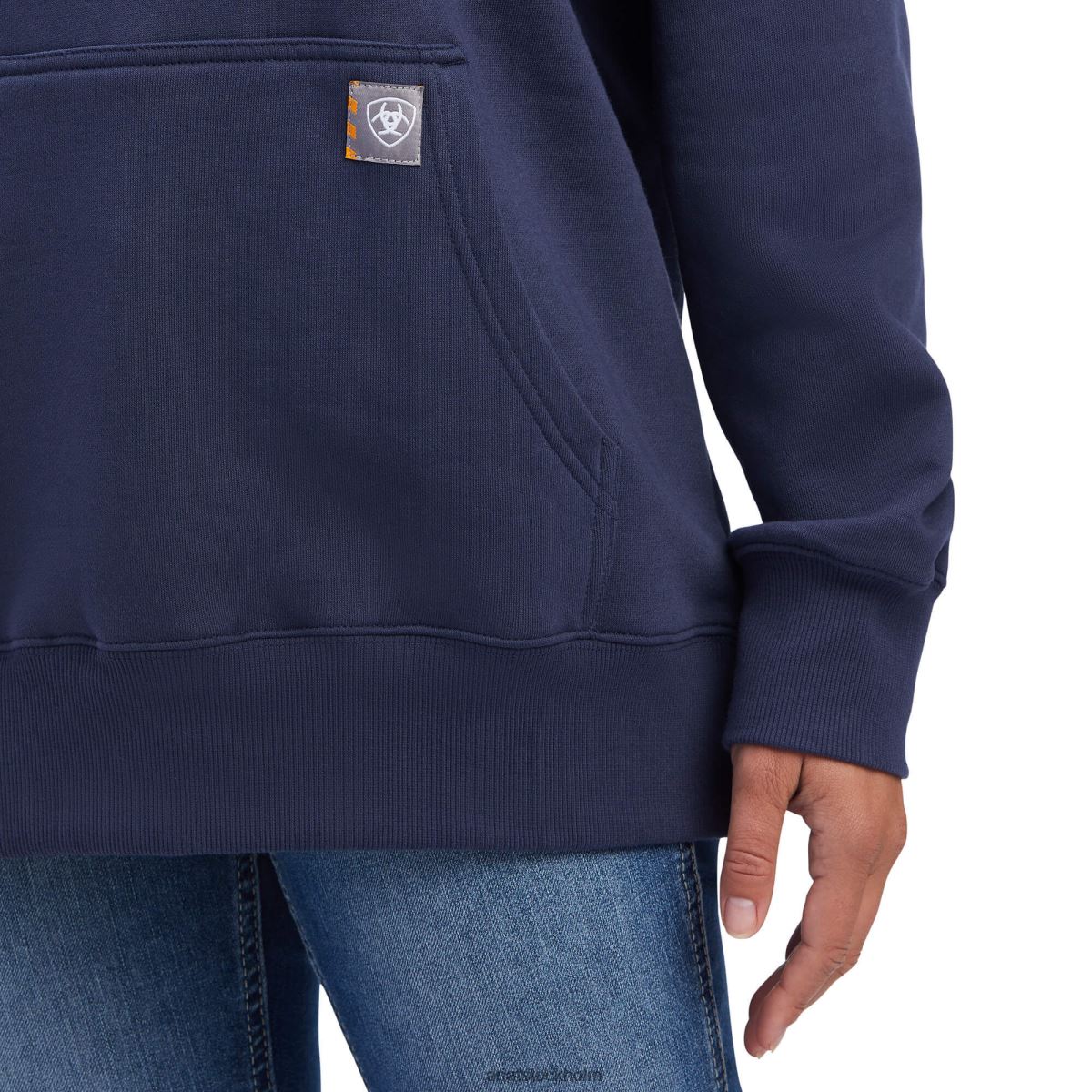 blast Ariat armeringsjärn aztec flagga grafisk hoodie humör indigo kvinnor F04843417