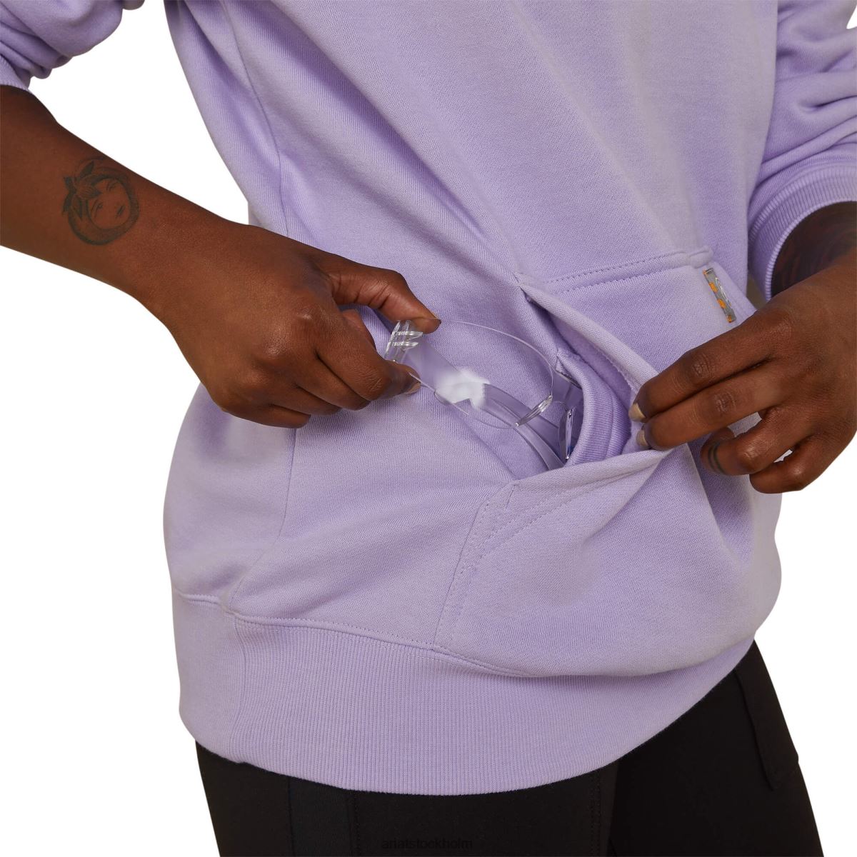 blast Ariat armeringsjärn färdighetsset 1/2 hoodie med dragkedja lavendelljung kvinnor F04843380