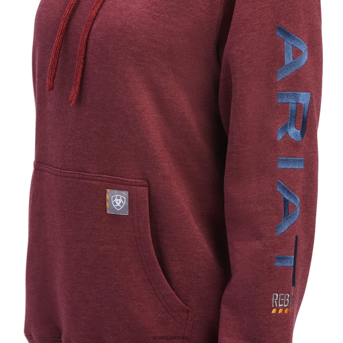 blast Ariat grafisk hoodie i armeringsjärn hamnljung/true marin kvinnor F04843414